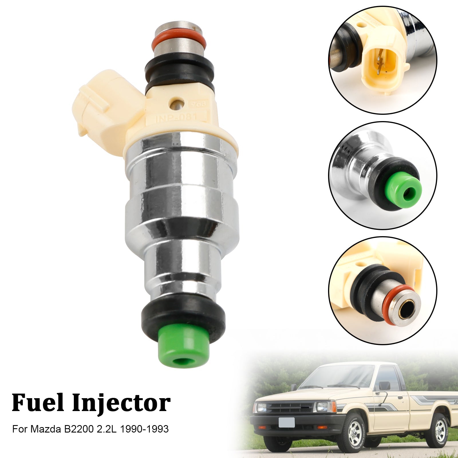 PALASER 1990-1993 Mazda B2200 2.2L Fuel Injector INP-081 F2G8-13-250 INP081 F2G813250 - Image 10