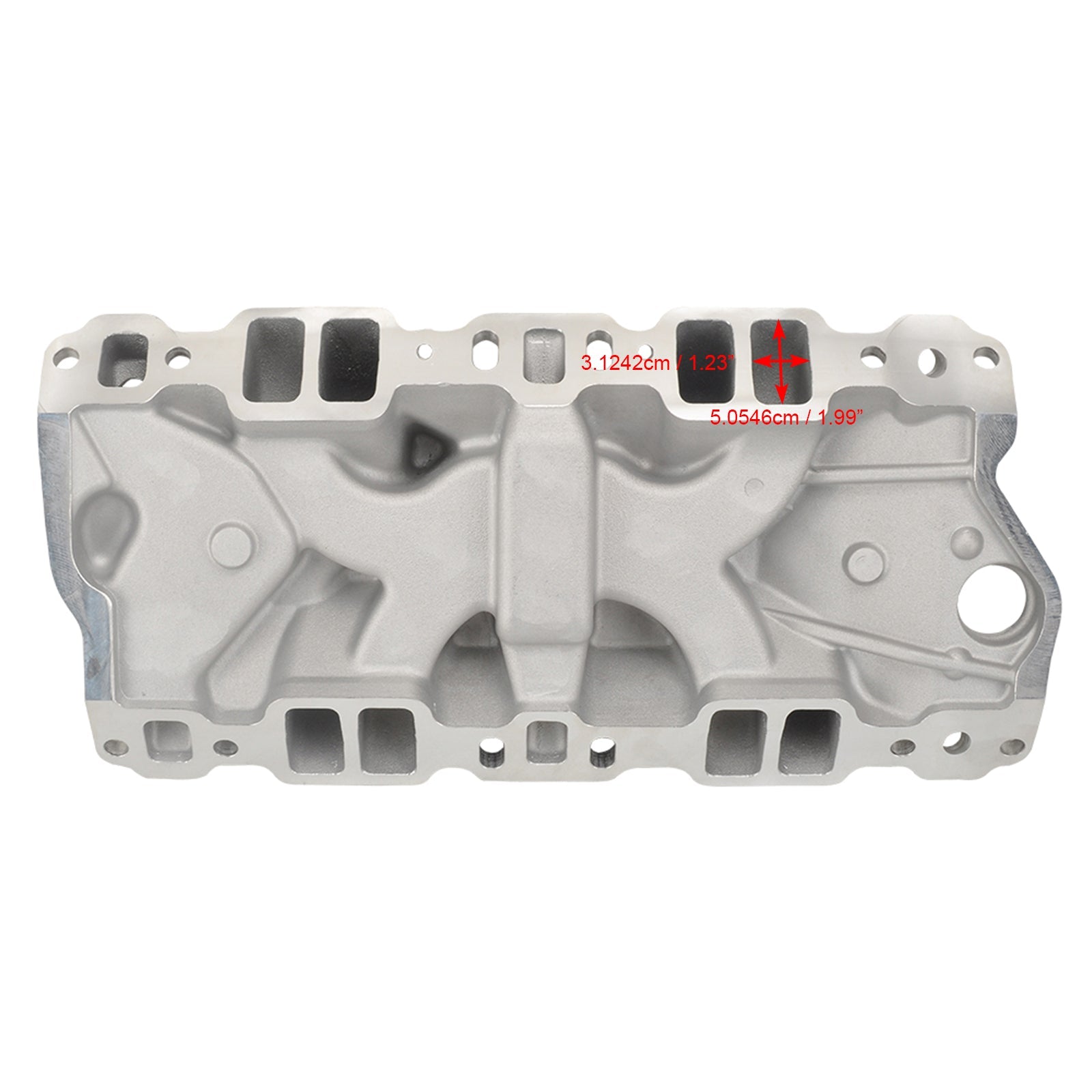 PALASER Dual Plane Intake Manifold Fit Chevy Small Block 305 327 350 400 57-86 High Rise - Image 3