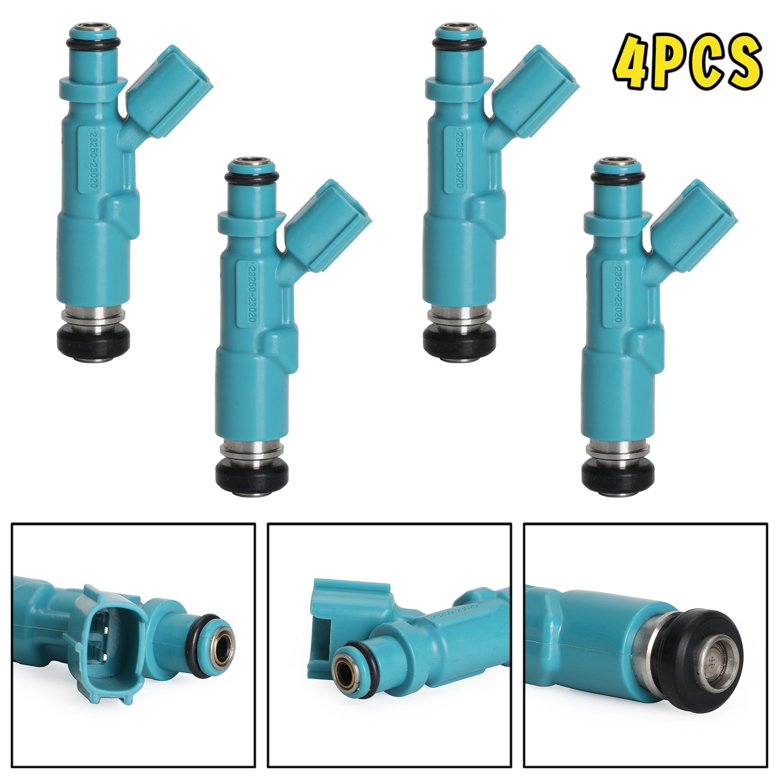 PALASER 1999-2005 Toyota Yaris Vitz 1.0L 1.3L 4PCS Fuel Injectors 23250-23020 23209-29015 - Image 5