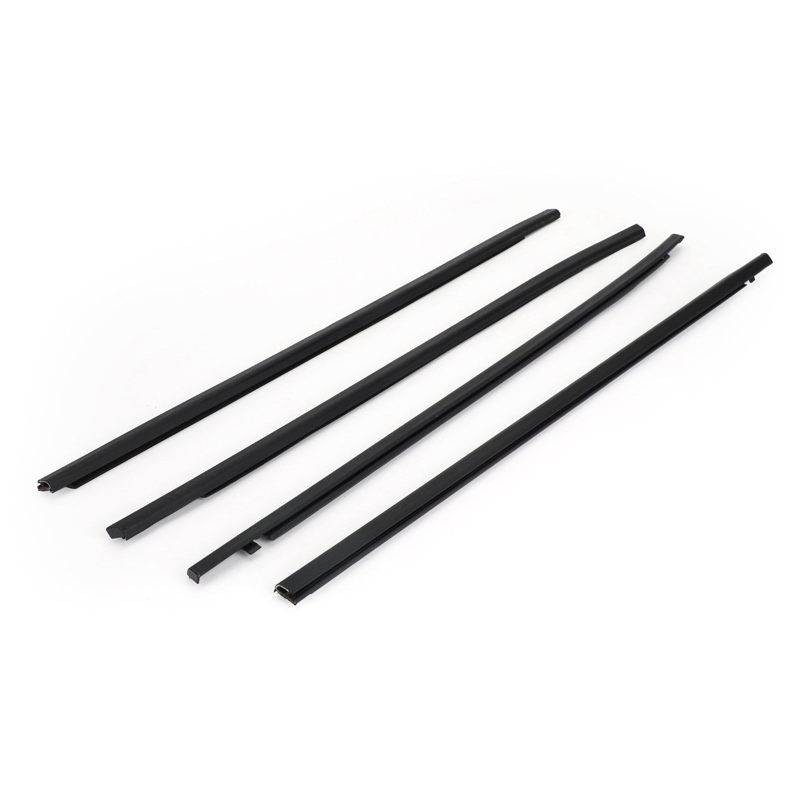PALASER Honda Civic 2016-2021 4PCS Weatherstrip Window Moulding Trim Seal Belt - Image 2