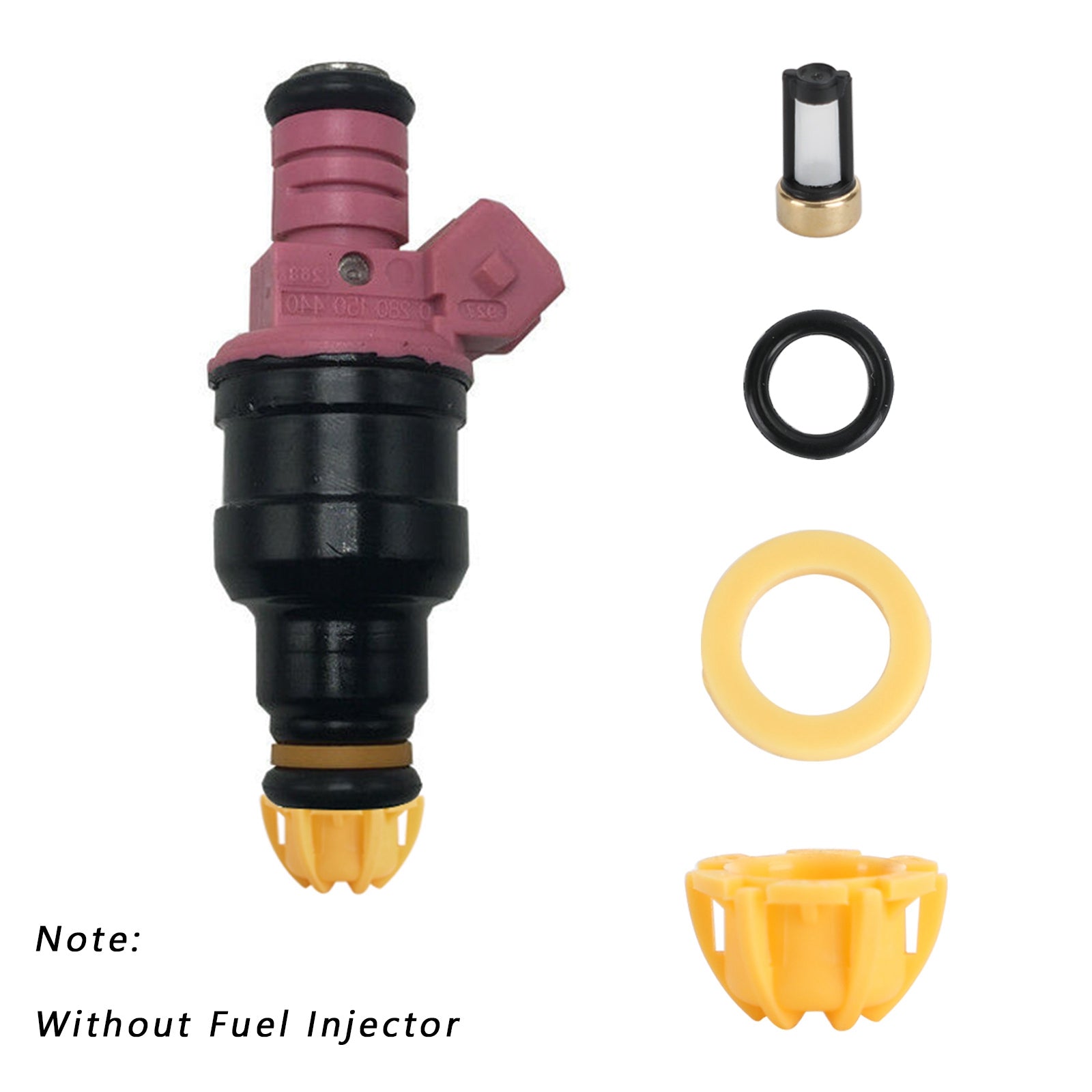 PALASER 1998-2000 BMW Z3 3.2L 6PCS Fuel Injectors Repair Seal Kit 0280150440 - Image 2