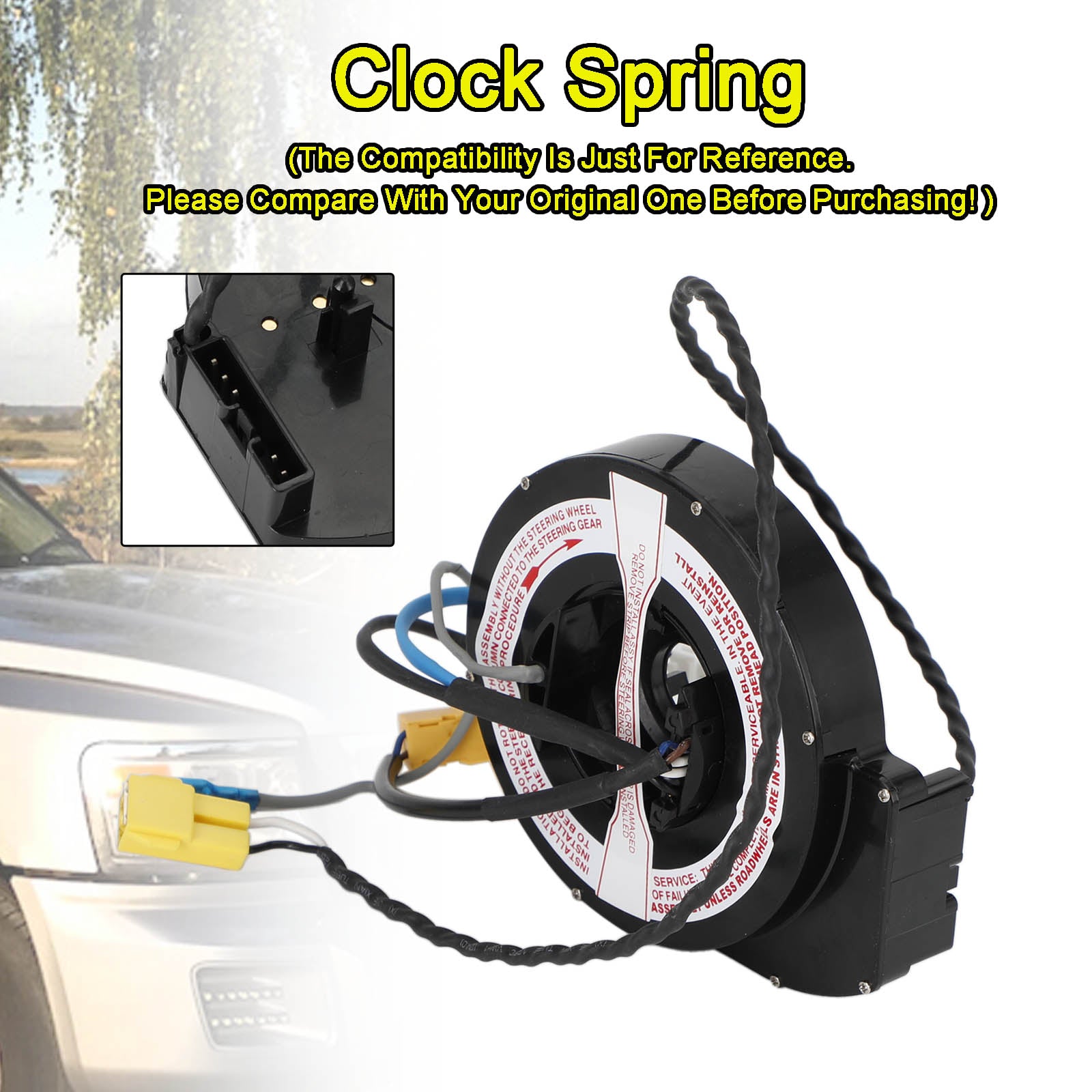 PALASER 1998-2001 Dodge Ram 1500 56020038 Clock Spring 56045455AG - Image 4