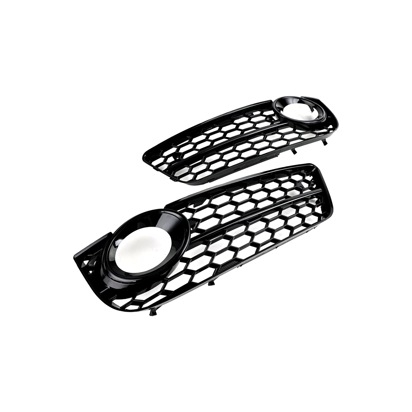 PALASER 2007-2011 Audi A5 Standart Style Pair Honeycomb Front Fog Lamp Cover Grill 1522024 - Image 16