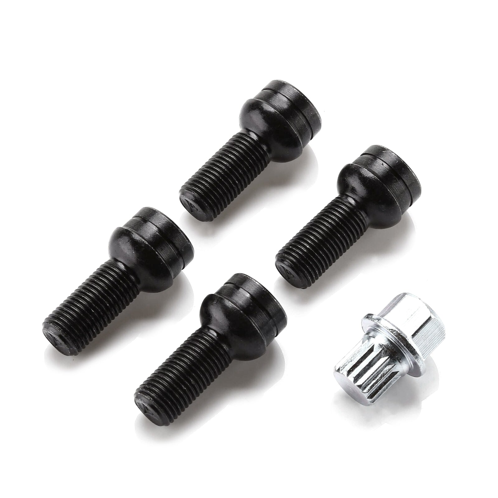 PALASER 4+1 17mm Steel Wheel Bolt & Lock Lug Nut Set With Key For Vw Golf Audi - Image 11