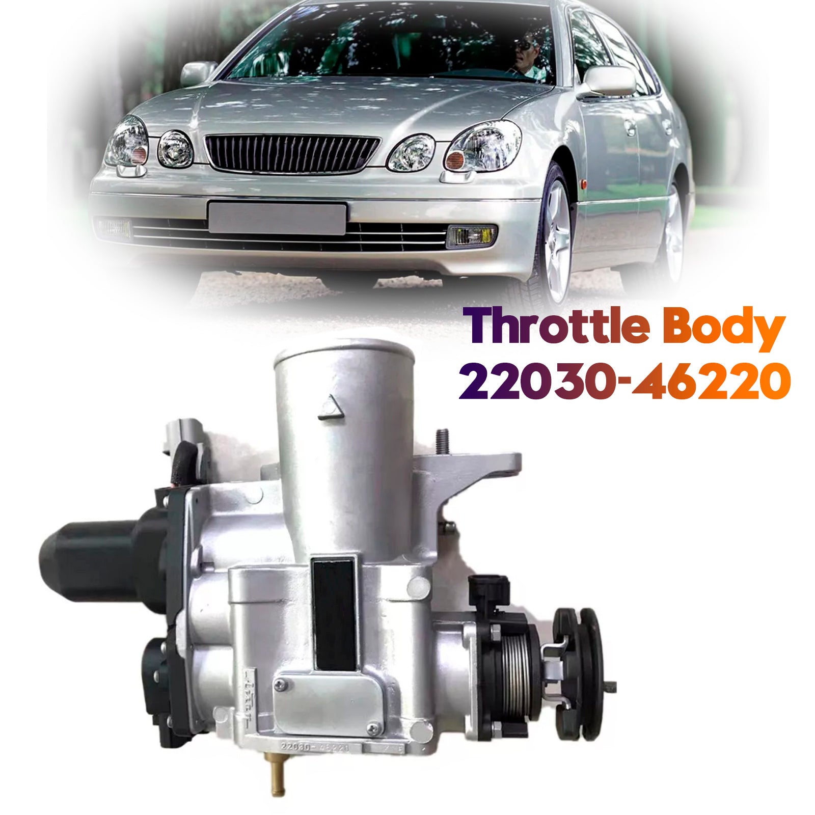 PALASER 2001-2005 Lexus GS300 IS300 SC300 3.0L Throttle Body Assembly 22030-46220 - Image 2