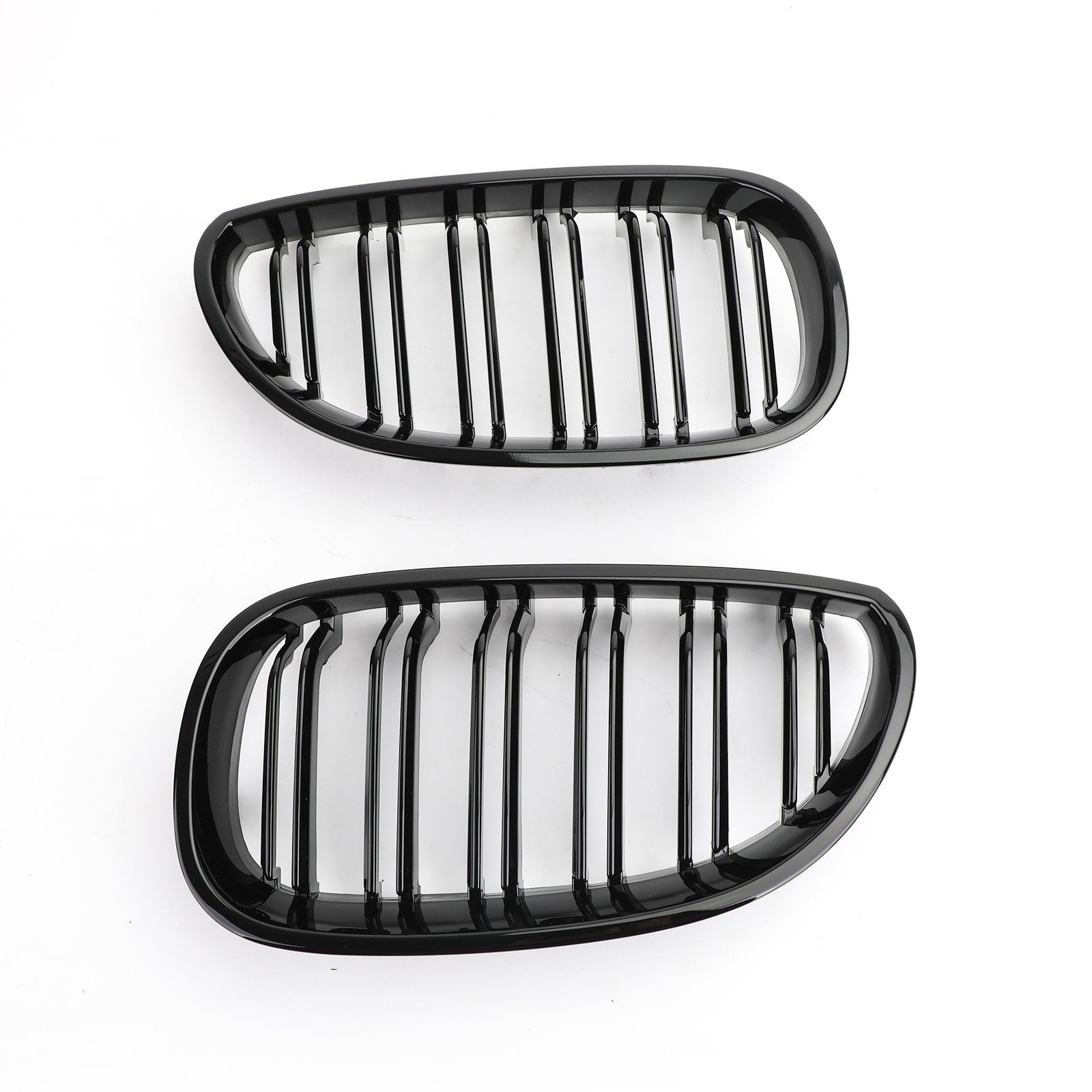 PALASER Glossy Black Front Sport Kidney Grille ABS For 2004-2009 BMW E60 E61 M5 520i 530i - Image 7