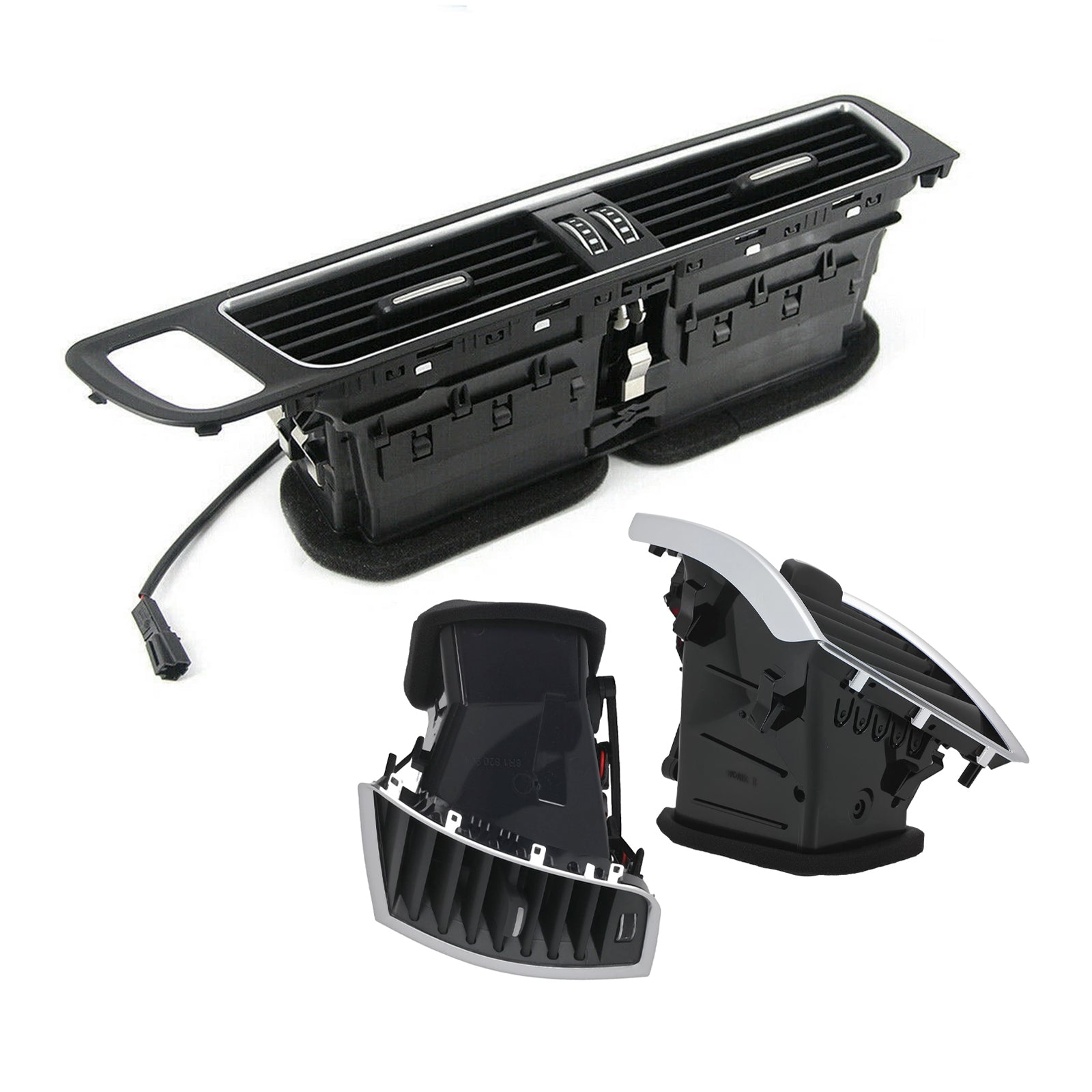 PALASER Front Dashboard Center Ac Air Vent Grille Cover Bezel For Audi Q5 2009-2017 - Image 2