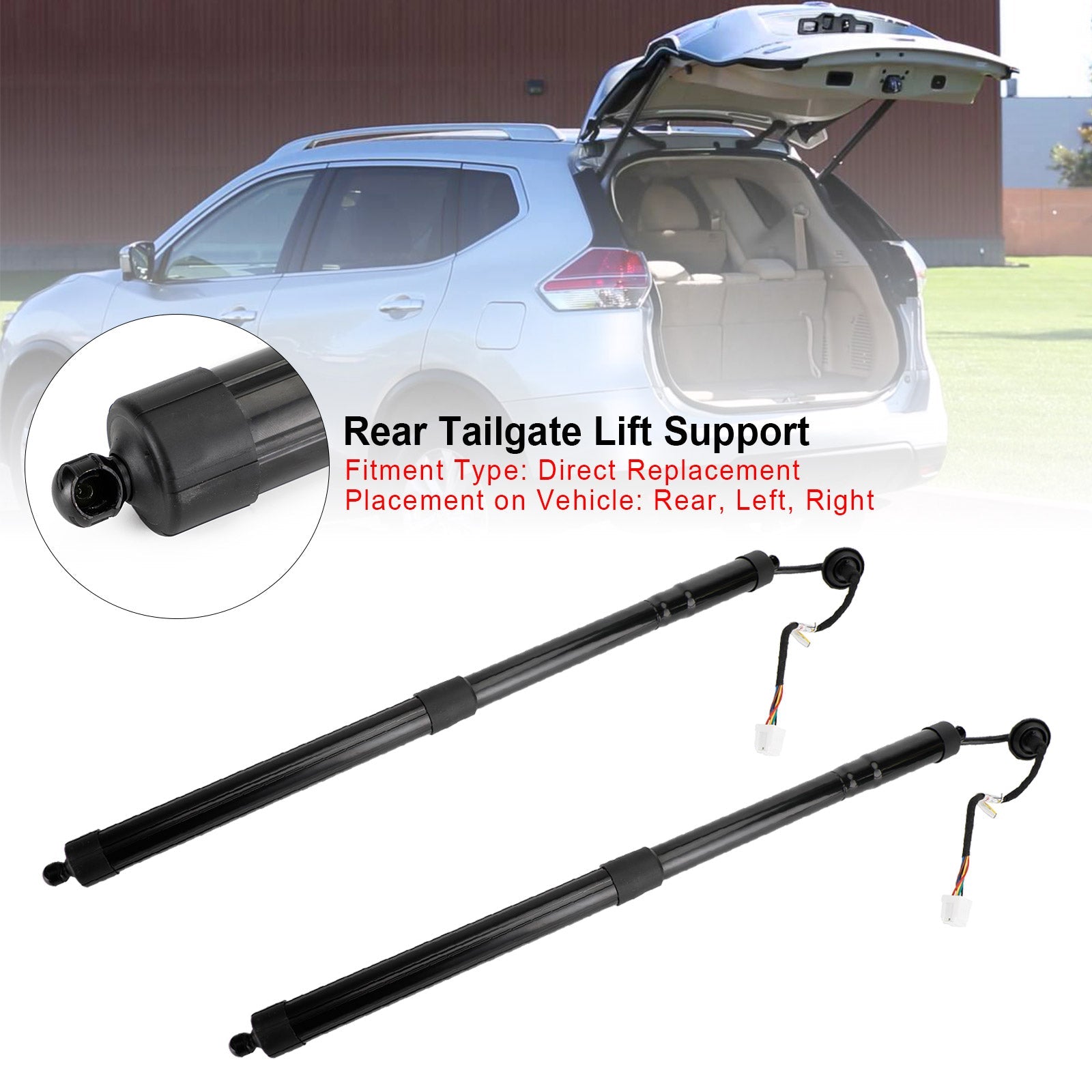 PALASER 17-19 Nissan Rogue Sl/sv Hybrid Sport Utility 4-Door 2.0L 2PCS Electric Tailgate Struts 905614BA4A 905614BA3A - Image 6