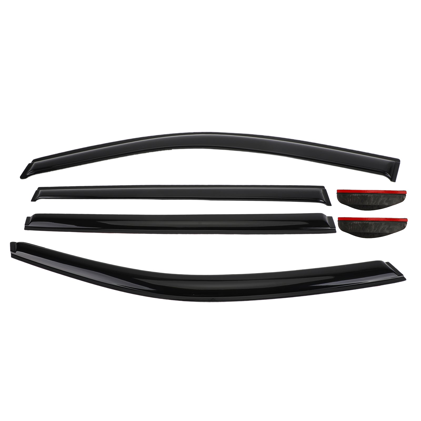 PALASER Car Window Sun Rain Guard Visors Kit 6PCS For Toyota Highlander 2014-2019 - Image 10