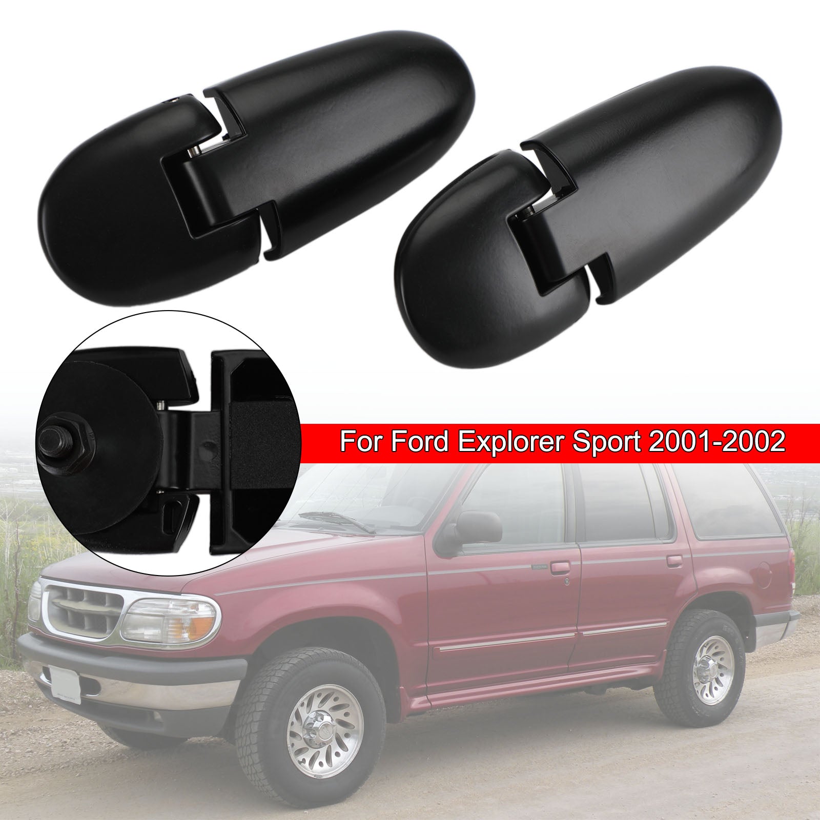 PALASER Ford Explorer Sport 2001-2002 Left & Right Tailgate Glass Hinge 926-132 1L2Z98420A68AA F87Z78420A68AA XL2Z78420A68AA - Image 4