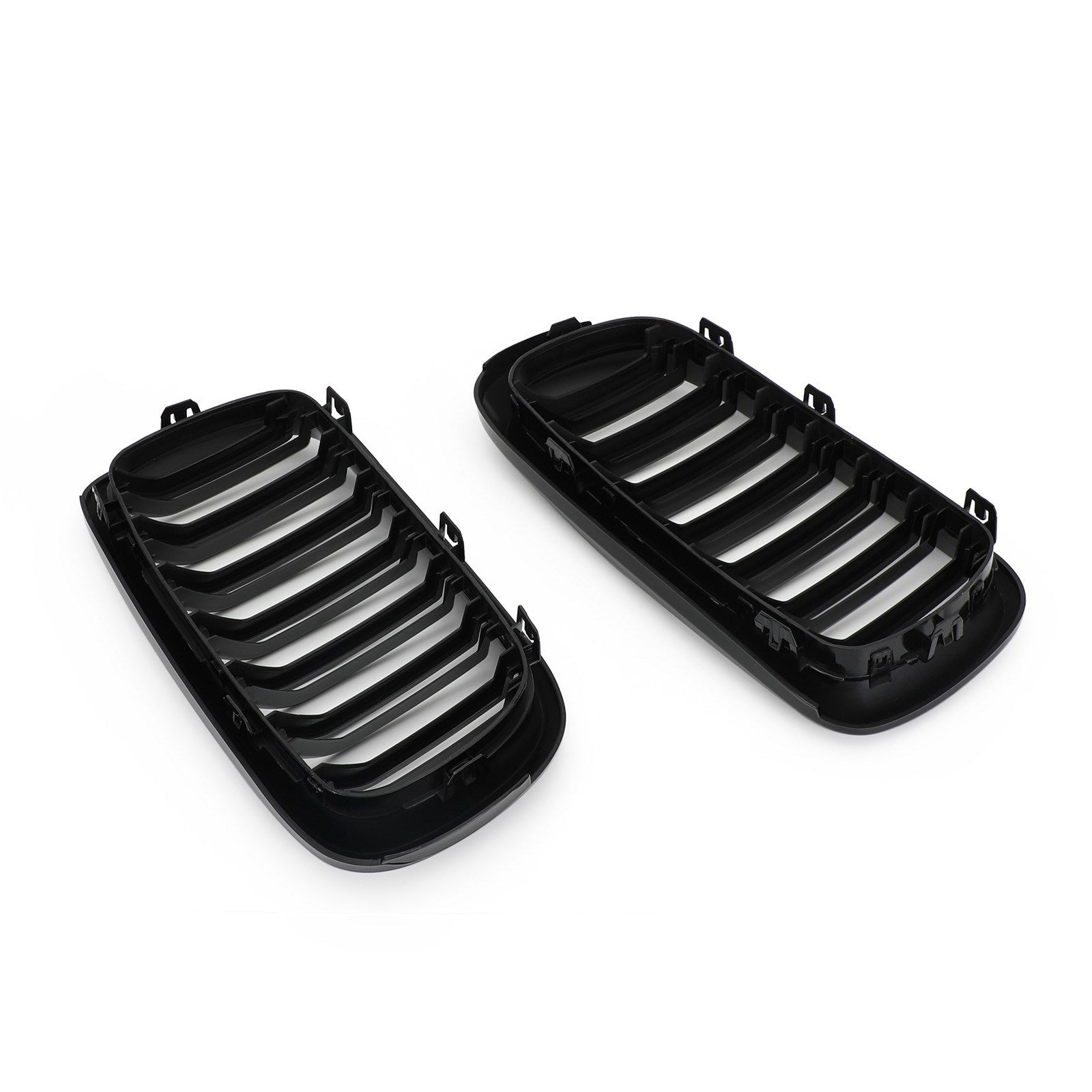 PALASER Gloss Black Dual Front Kidney Grille Fit BMW X5M F85 X6M F86 X5 F15 X6 F16 13-18 - Image 2