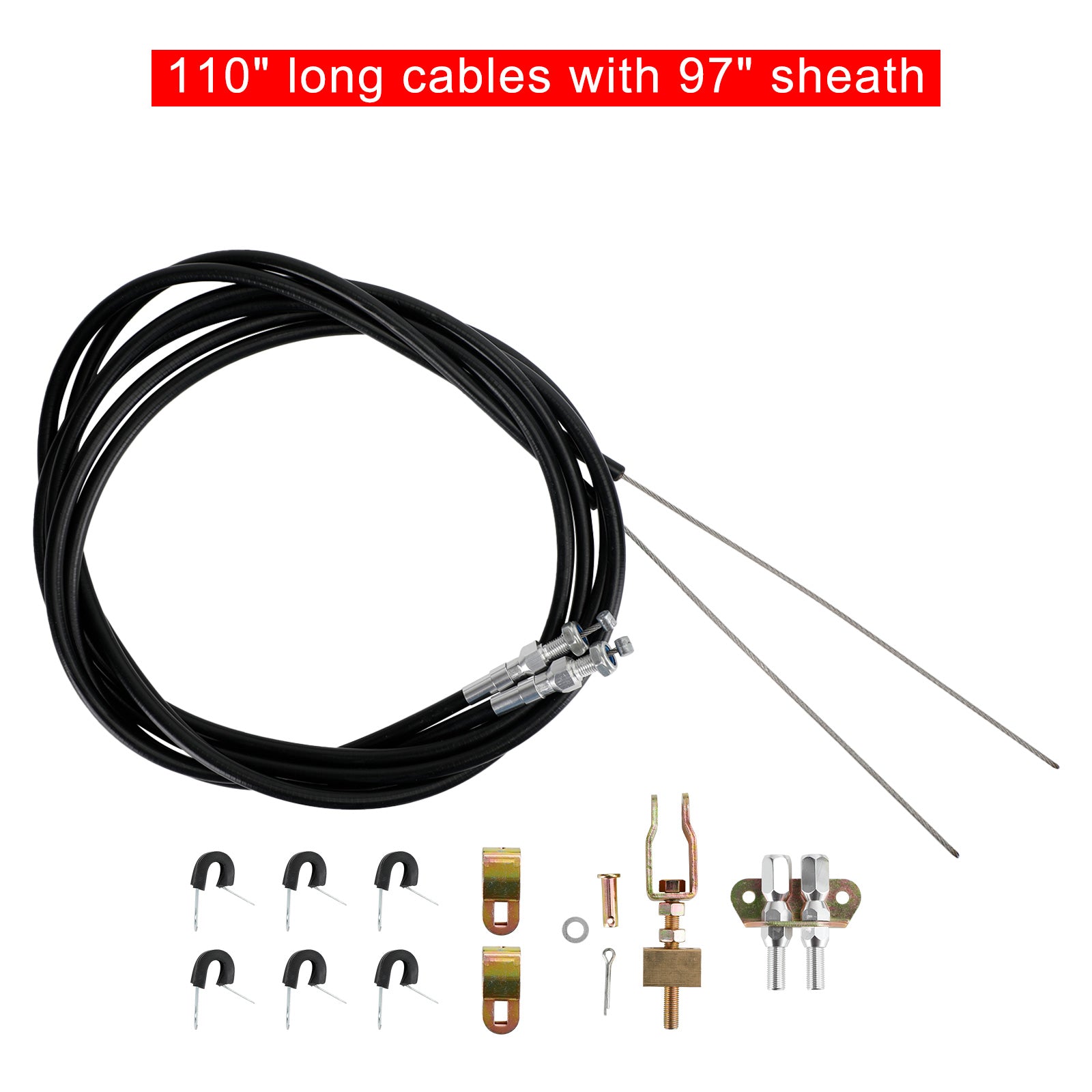PALASER Wilwood 330-9371 Cpp Universal Rear Parking Brake Emergency E-brake Cable - Image 11