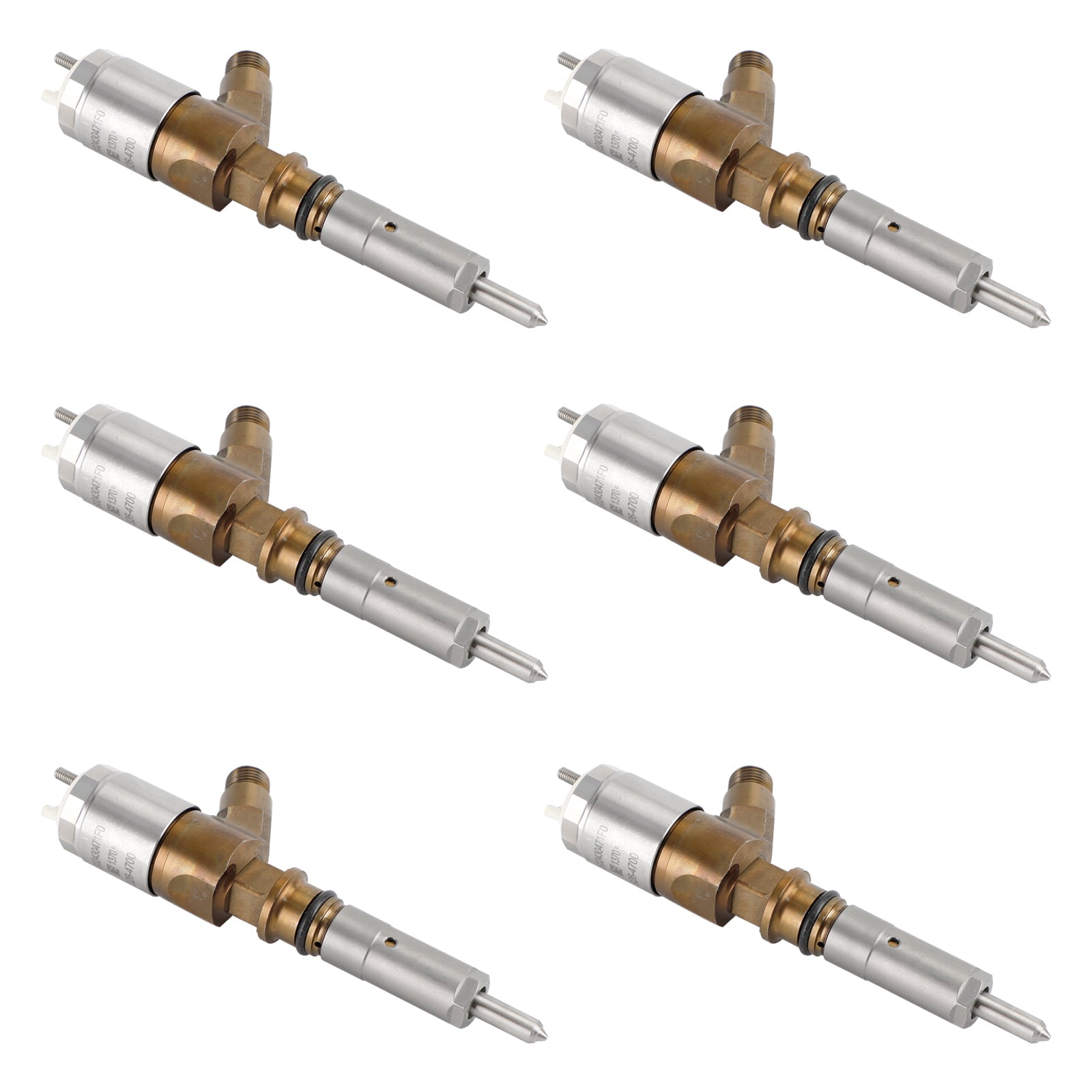 PALASER Caterpillar C6 C6.4 Engine 6PCS Fuel Injectors 3264700 10R-7675