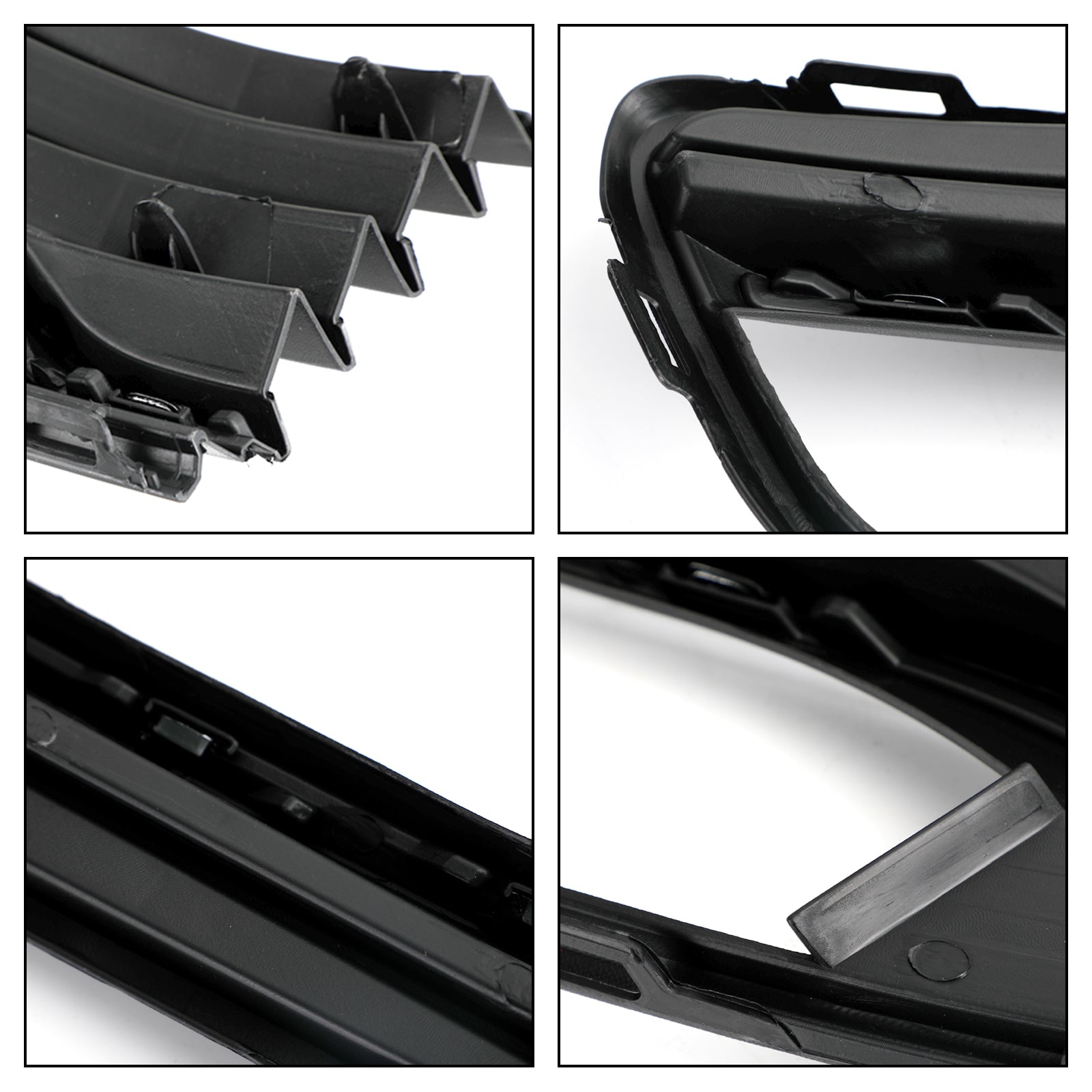 PALASER 2014-2017 Vw Polo 6R Pair Front Bumper Fog Light Cover Grill 56C0853665J 6C0853666J - Image 5
