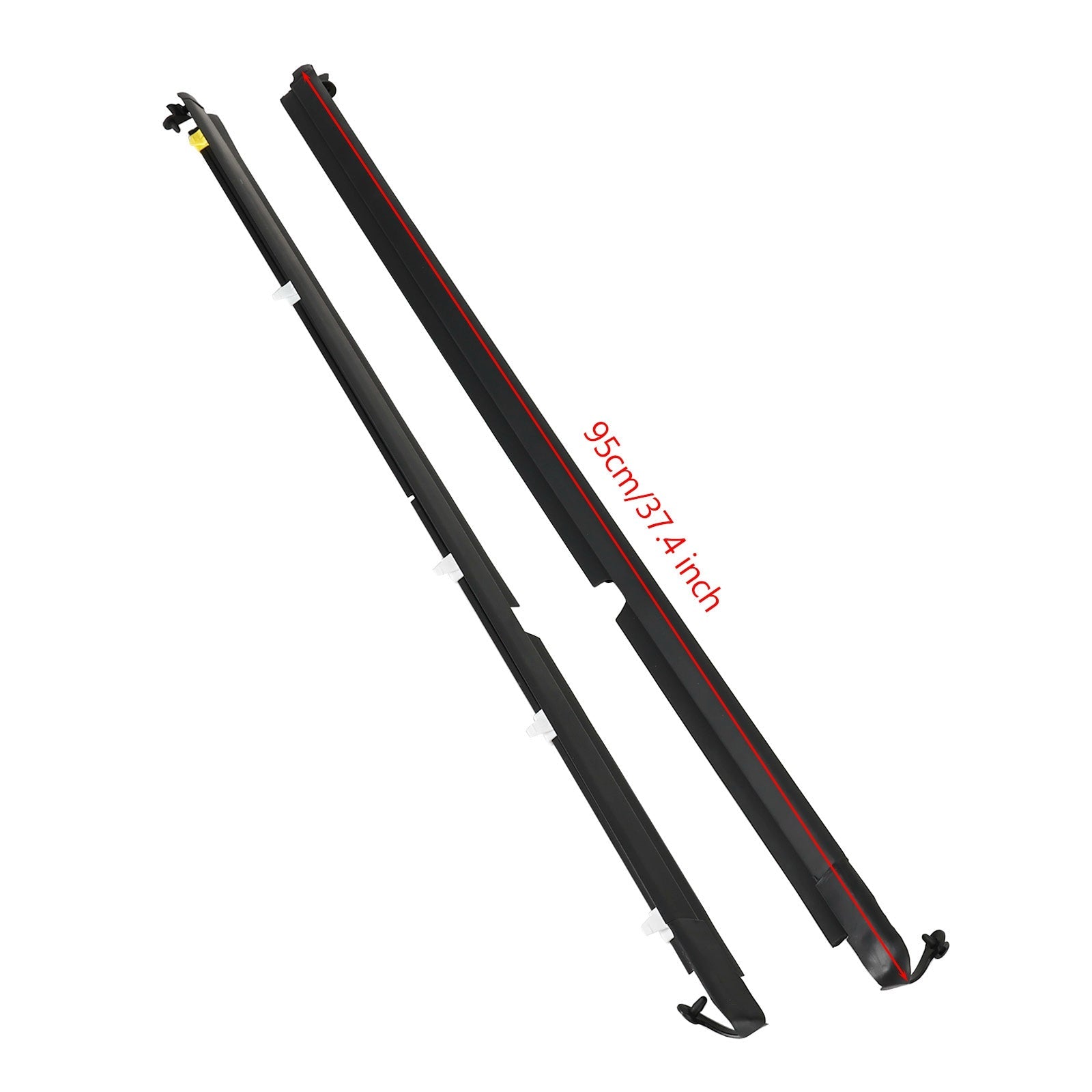 PALASER 1990-2005 Mazda Miata L+r Door Glass Window Weatherstrip Seals Set NA01-58-810F NA01-59-810F - Image 4
