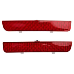 PALASER 2x Red Rear Bumper Reflector Stop Brake Light LR006348 LR006349 For Range Rover L322 Freelander 2