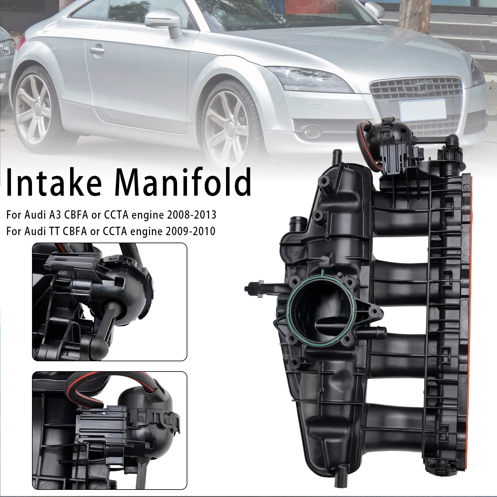 PALASER 2004-2016 Seat Leon Air Inlet Intake Manifold 06J133201BD 06J133201AR - Image 5