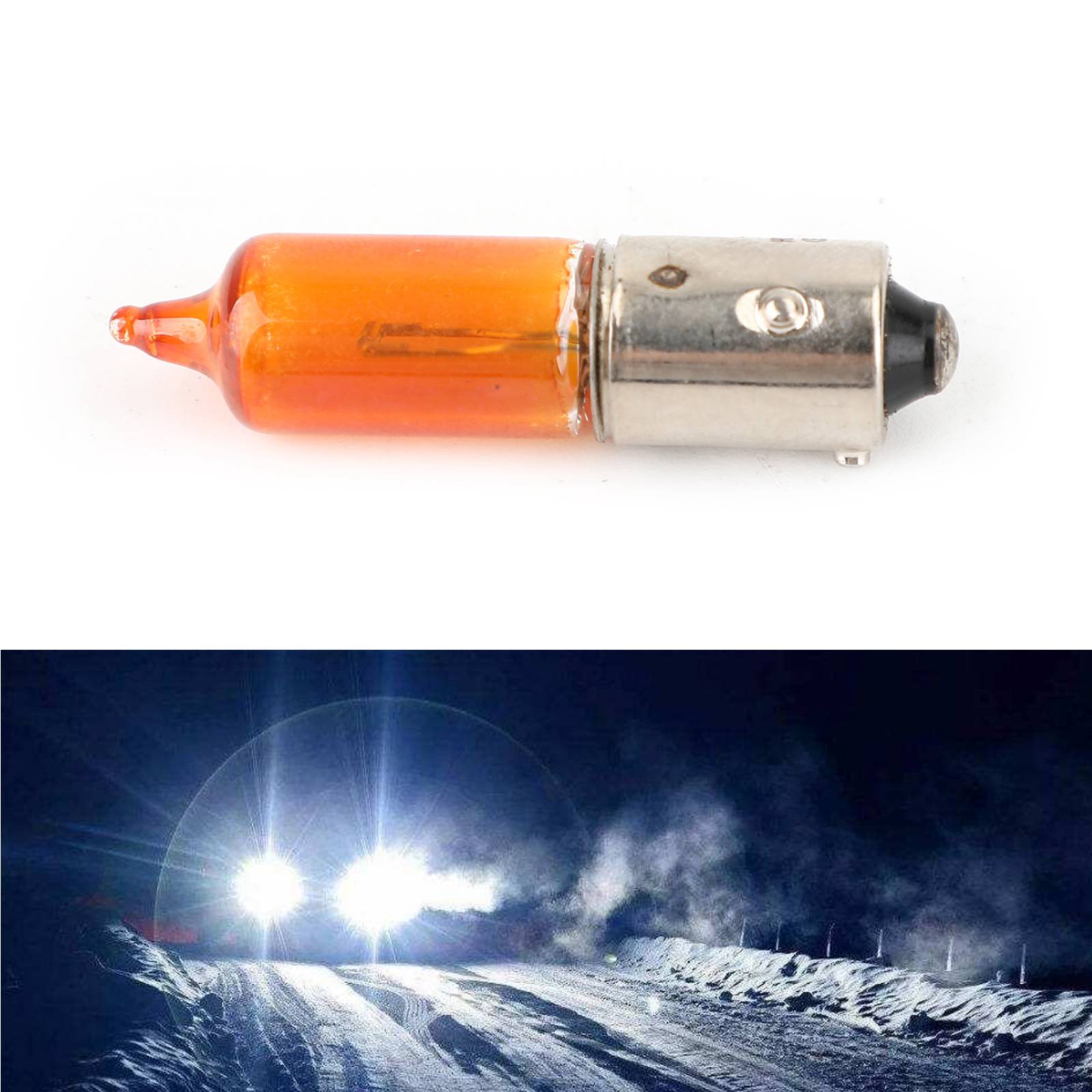 PALASER Philips 12146 Hy21W 12V 21W Turn Signal Halogen Light Lamp Bulb Amber Baw9S - Image 2