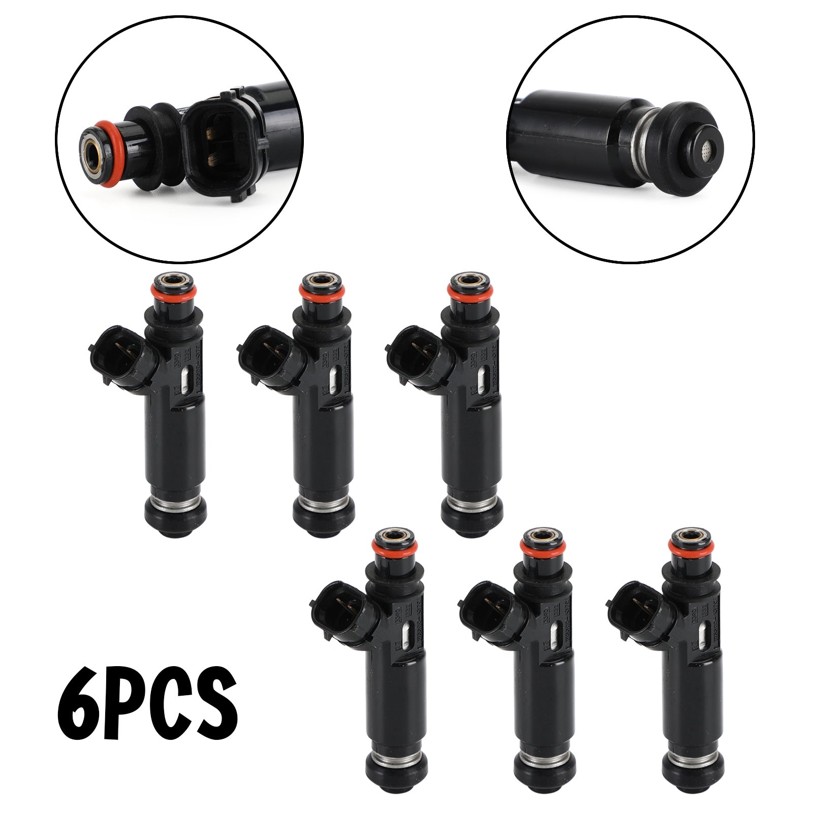 PALASER 2003-2006 Mitsubishi Montero Pajero 3.8L V6 6PCS Fuel Injectors 195500-4370 - Image 2