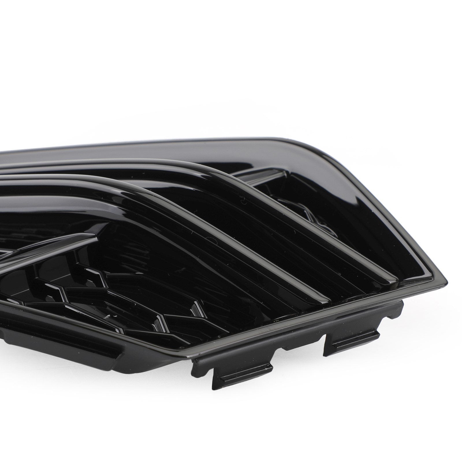 PALASER 2016-2018 Audi A4 B9 S-line Black Front Fog Light Cover Bumper Grill - Image 8