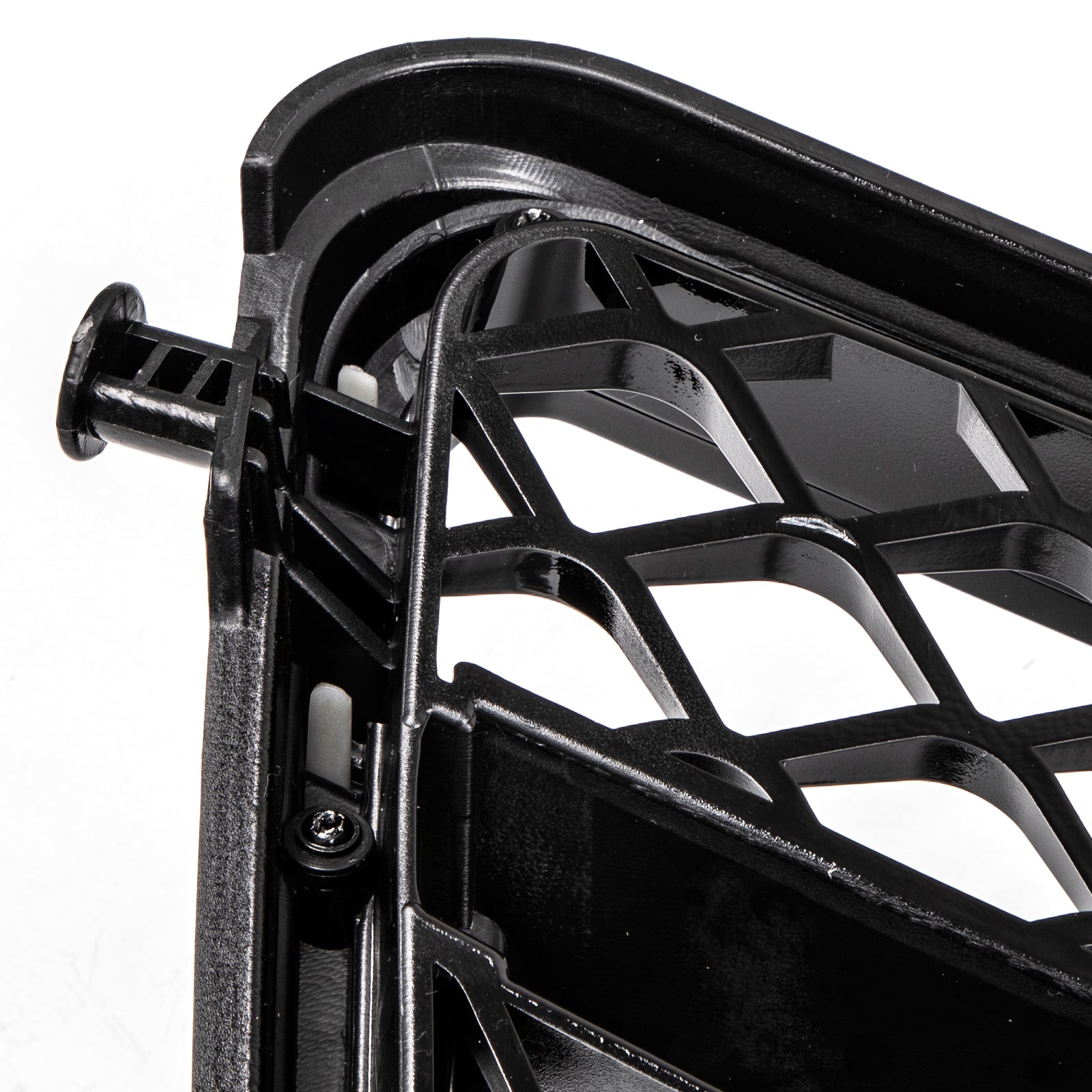 PALASER 2008-14 C-class W204 C300 C350 Benz Grille ABS Gloss Black Chrome Front Grille Replacement - Image 8