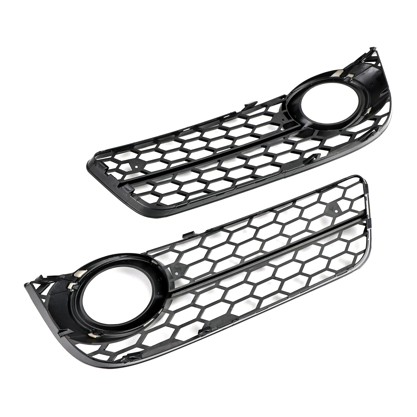 PALASER 2007-2011 Audi A5 Standart Style Pair Honeycomb Front Fog Lamp Cover Grill 1522024 - Image 11