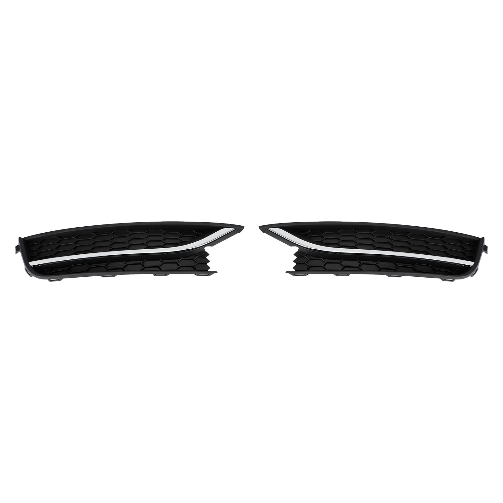 PALASER 2012-2015 Vw Passat 2PCS Front Driving Fog Light Cover Black/chrome - Image 6
