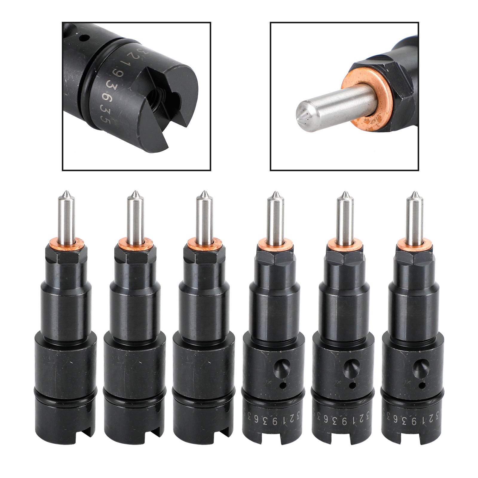 PALASER 1998.5-2002 Dodge Ram 2500 3500 5.9L l6 Diesel 6PCS Fuel Injectors 0432193635 - Image 11