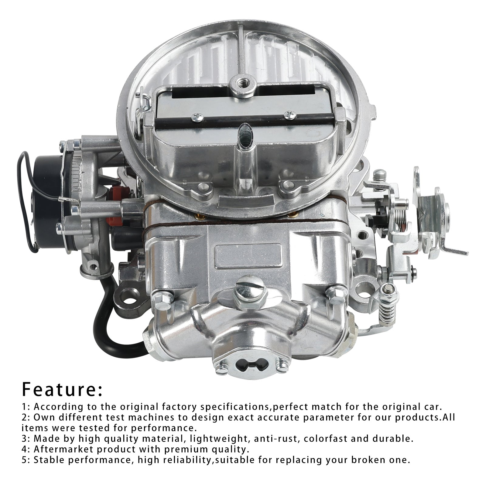 PALASER Holley 2300 2BBL Carburetor 500 Cfm Electric Choke 0-80500 - Image 12