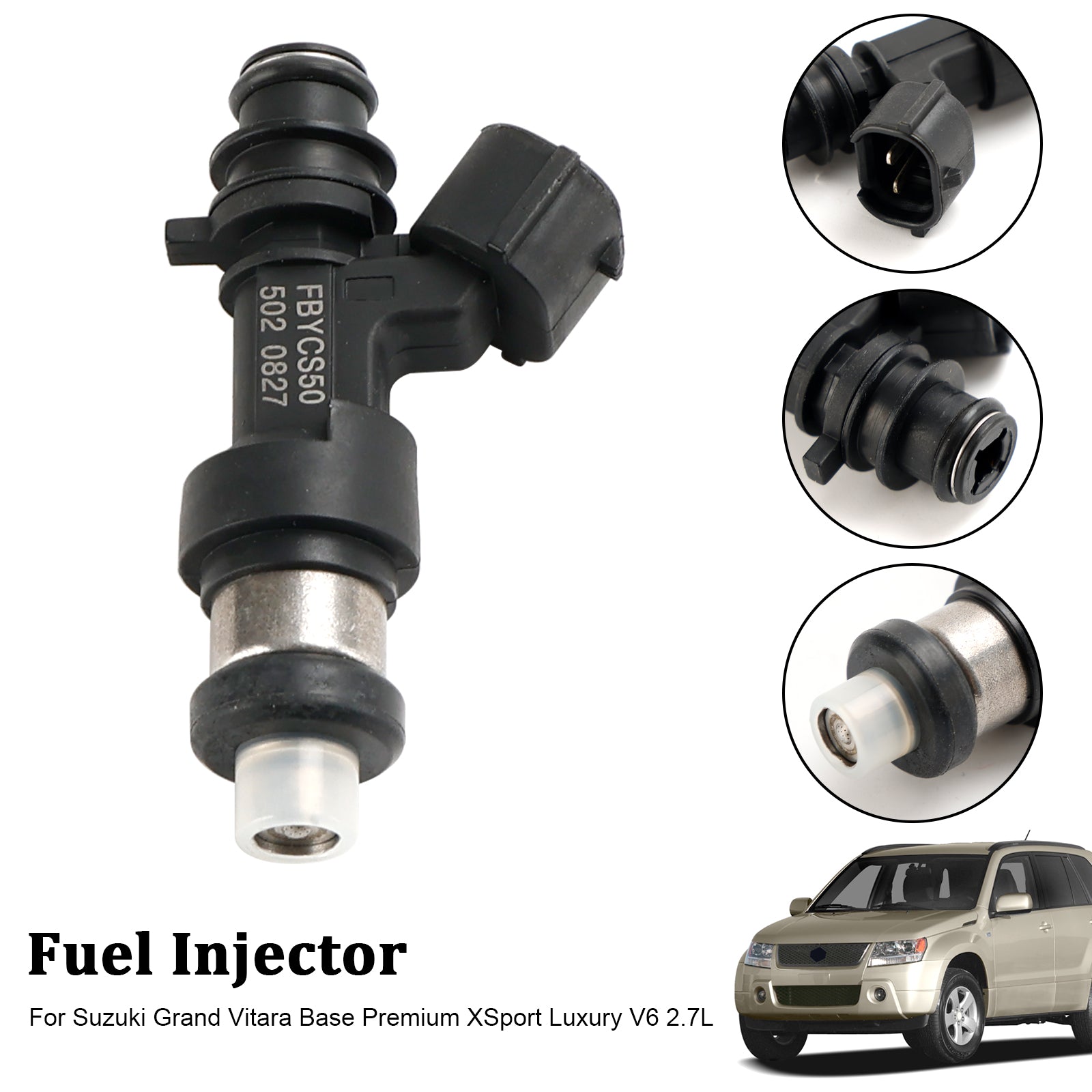 PALASER Suzuki Grand Vitara Base Premium Xsport Luxury V6 2.7L Fuel Injector 15710-66J00 FBYCS50 - Image 10