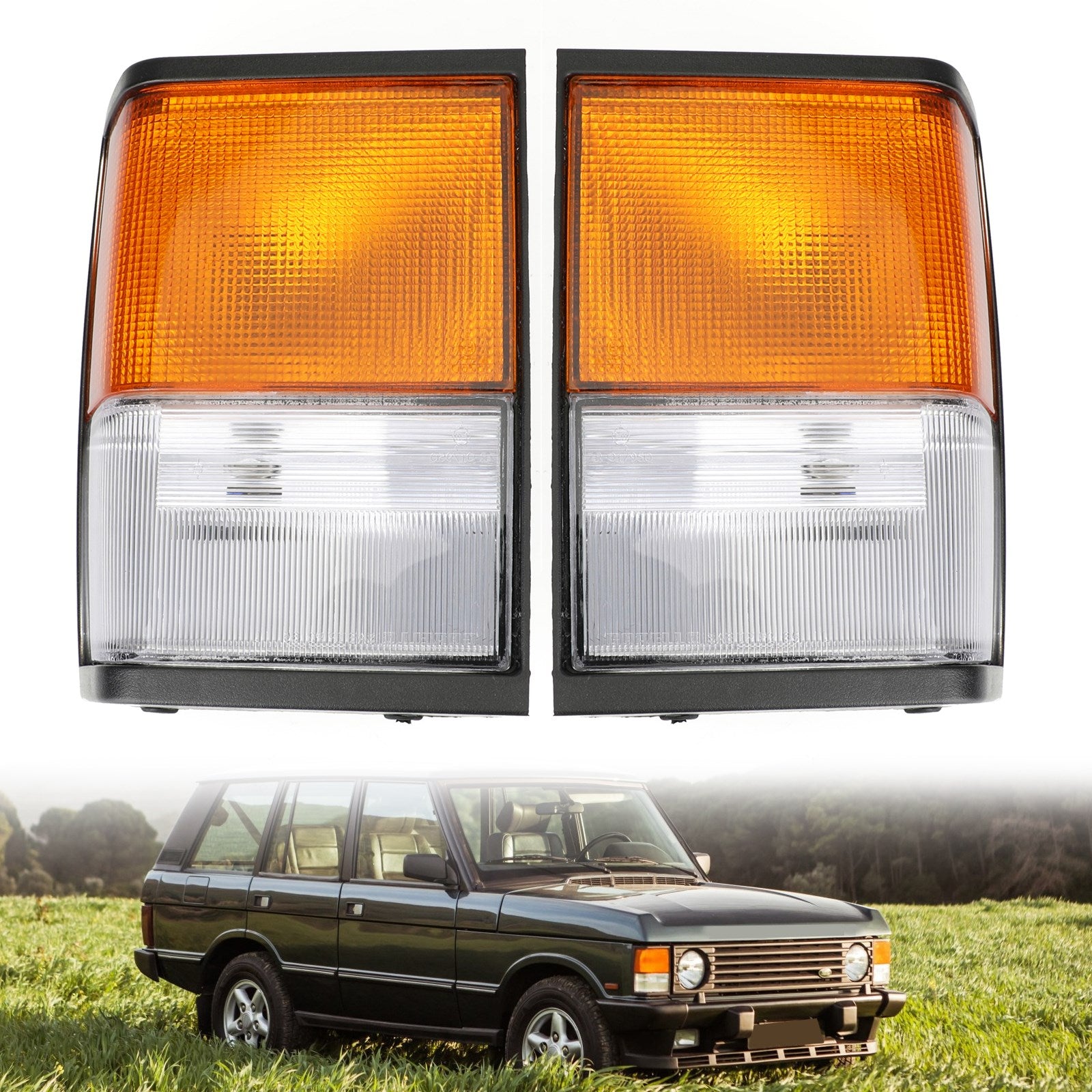 PALASER Land Rover Range Rover Classic 1987-1995 Corner Lamps New Clear - Image 2