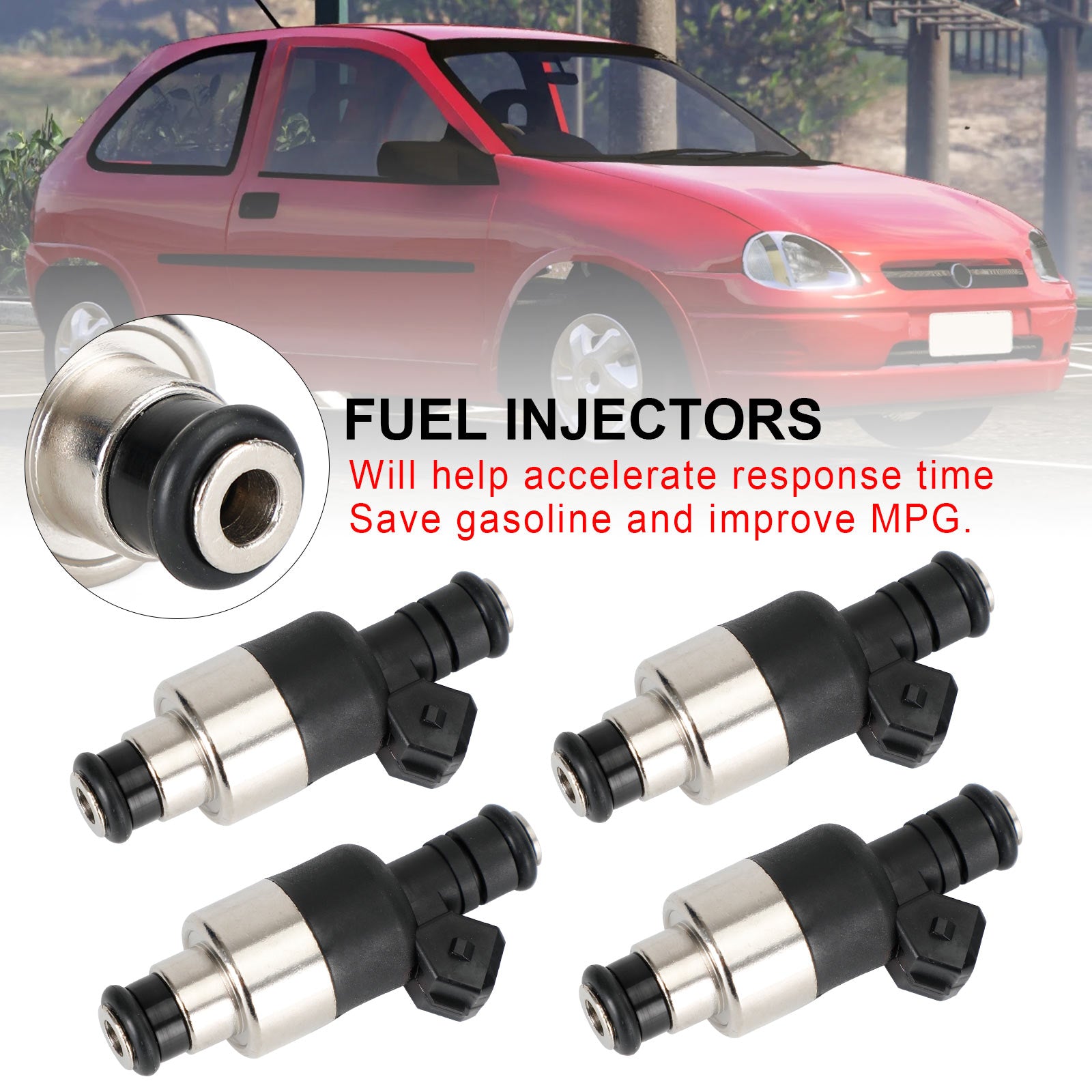 PALASER 1996-1998 Chevrolet Corsa 17123919 INJ670 Fuel Injectors - Image 4