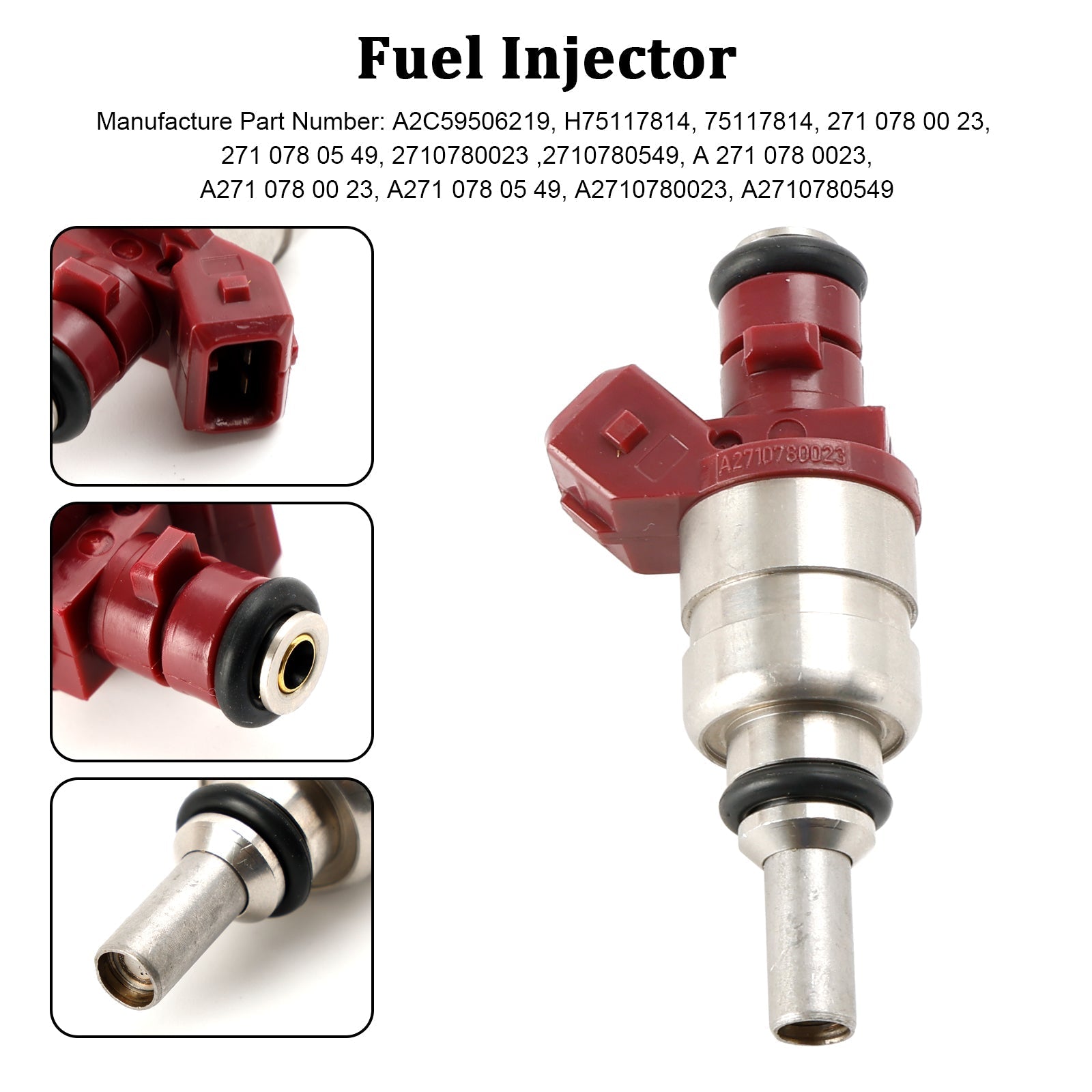 PALASER Mercedes-benz Slk-class R171 1.8L Fuel Injector A2710780023 A2C59506219 - Image 3