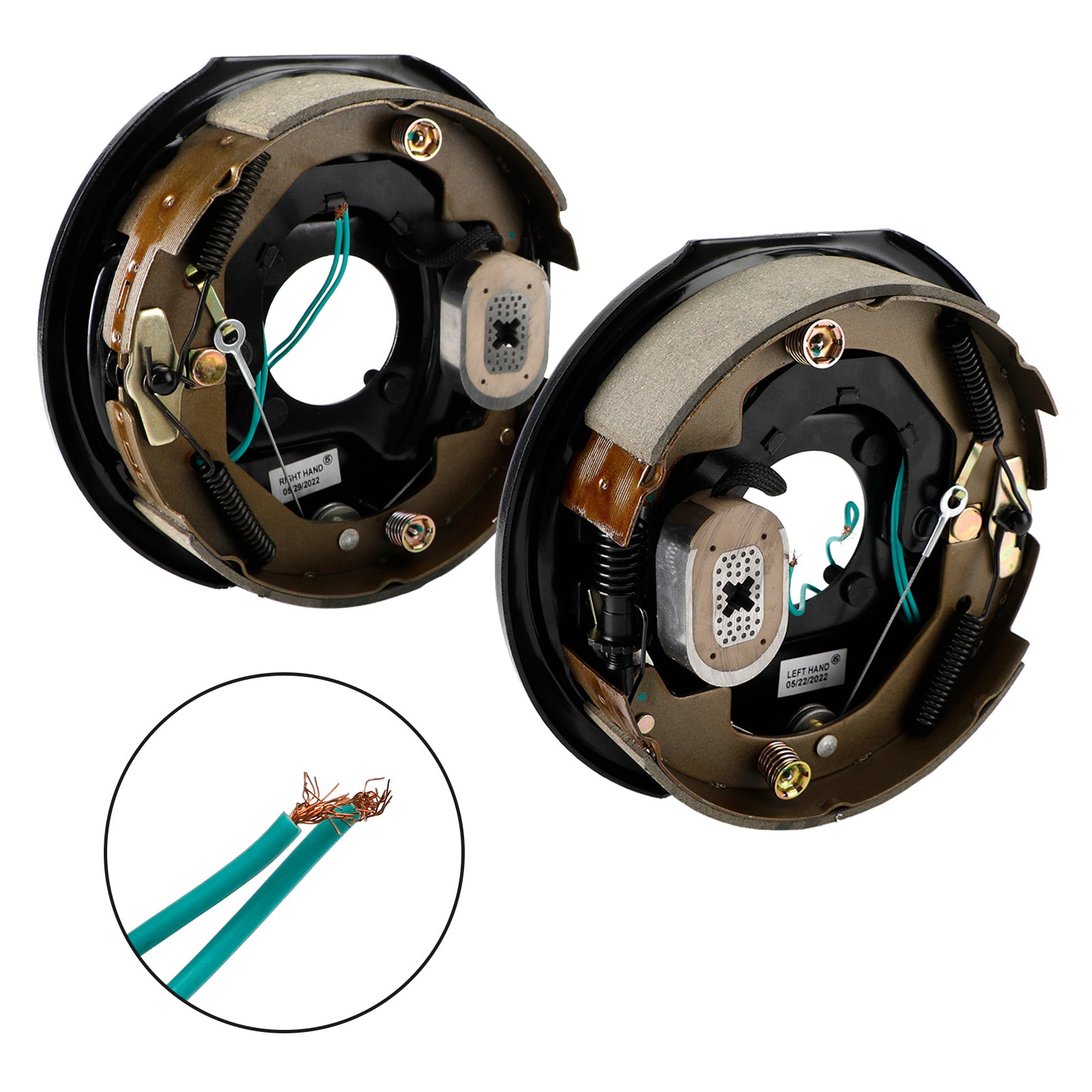 PALASER Electric Trailer Brake Kit-self Adjusting-10"-Left/Right Hand Assemblies-3500lbs - Image 4