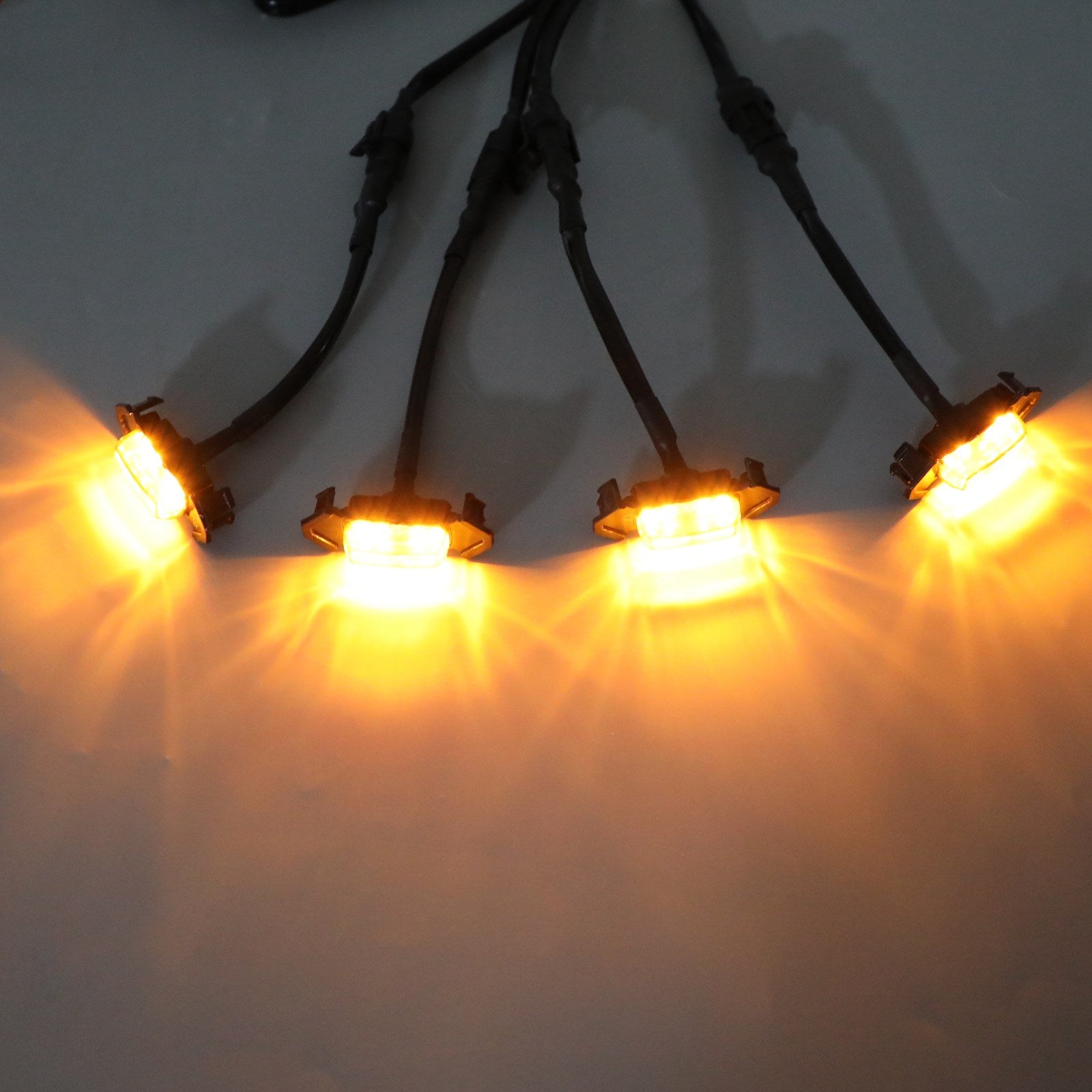 PALASER 4PCS/Set LED Lights Fit Front Bumper Grille Tacoma 2016-2020 PT228-35170 Smoke - Image 10