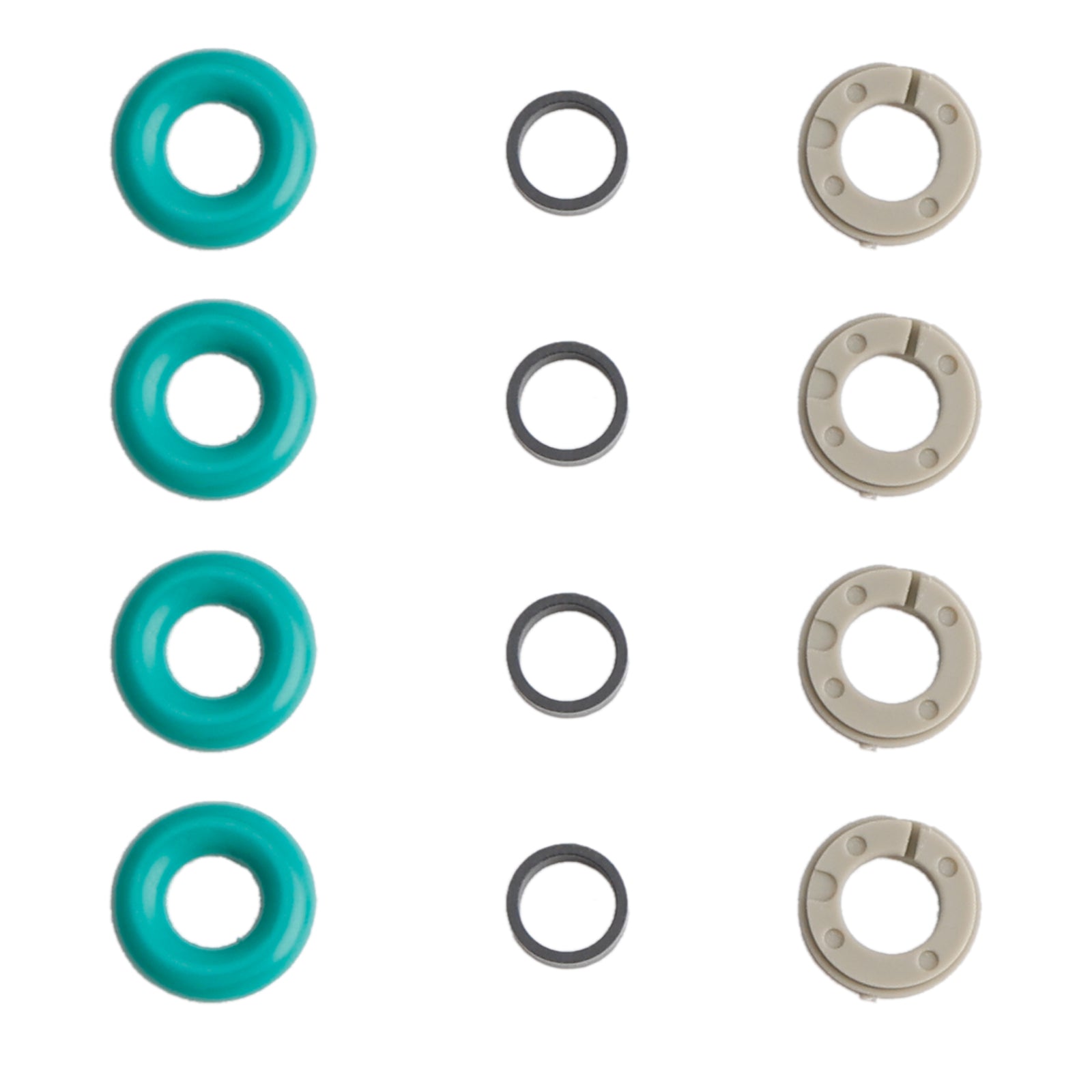 PALASER Skoda Fabia Kodiaq Iii Octavia Rapid Superb Iii Yeti 4Pcs Fuel Injector Service Kit O-ring 0261500354 04E906036E