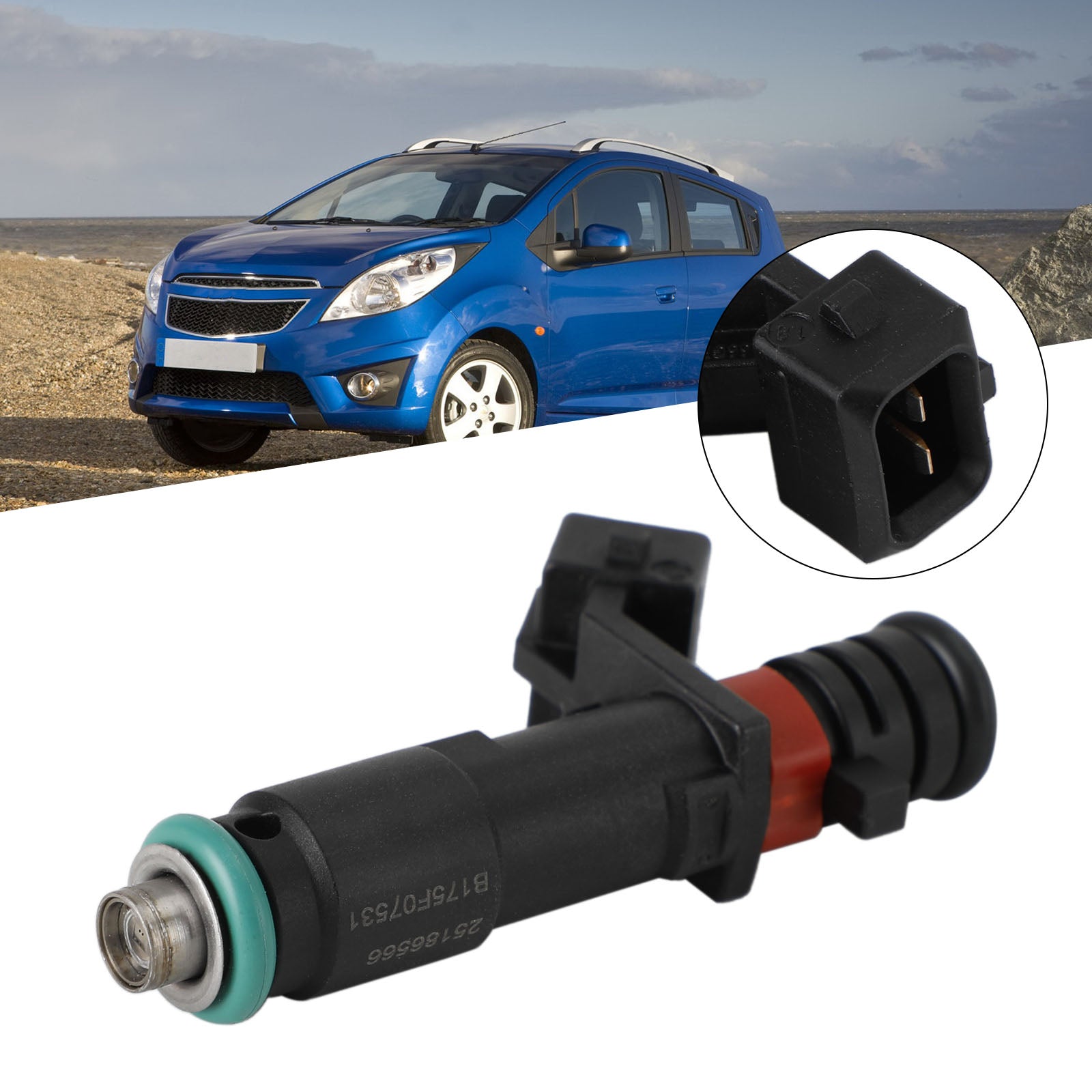PALASER 1PCS Fuel Injectors 25186566 27828W Fit 2011-2015 Chevrolet Spark 1.2L L4 /2016-2021 Beat 2016-2021 INJ675 FJ1332 25194429 C111032 - Image 8
