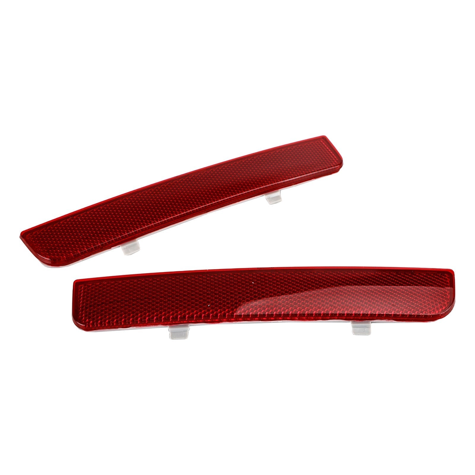 PALASER 2008-13 Land Rover Freelander 2/LR2 2x Red Rear Bumper Reflector Stop Brake Light LR006348 LR006349