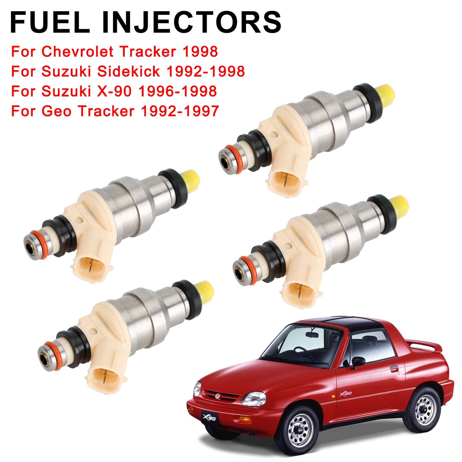 PALASER Fuel Injectors 4G1549 1571058B00 INP470 Fit 1998 Chevrolet Tracker - Image 4