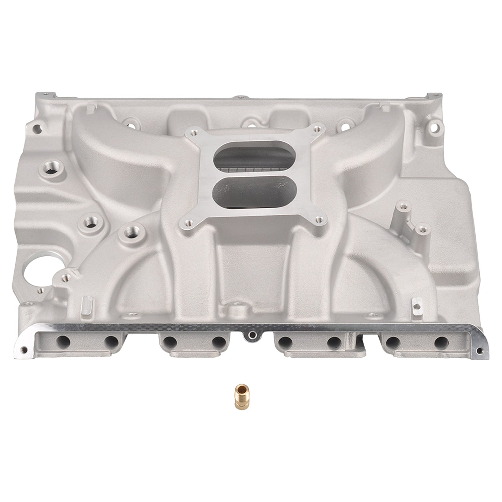 PALASER Ford Fe 390 406 410 427 428 Dual Plane Satin Intake Manifold Aluminum