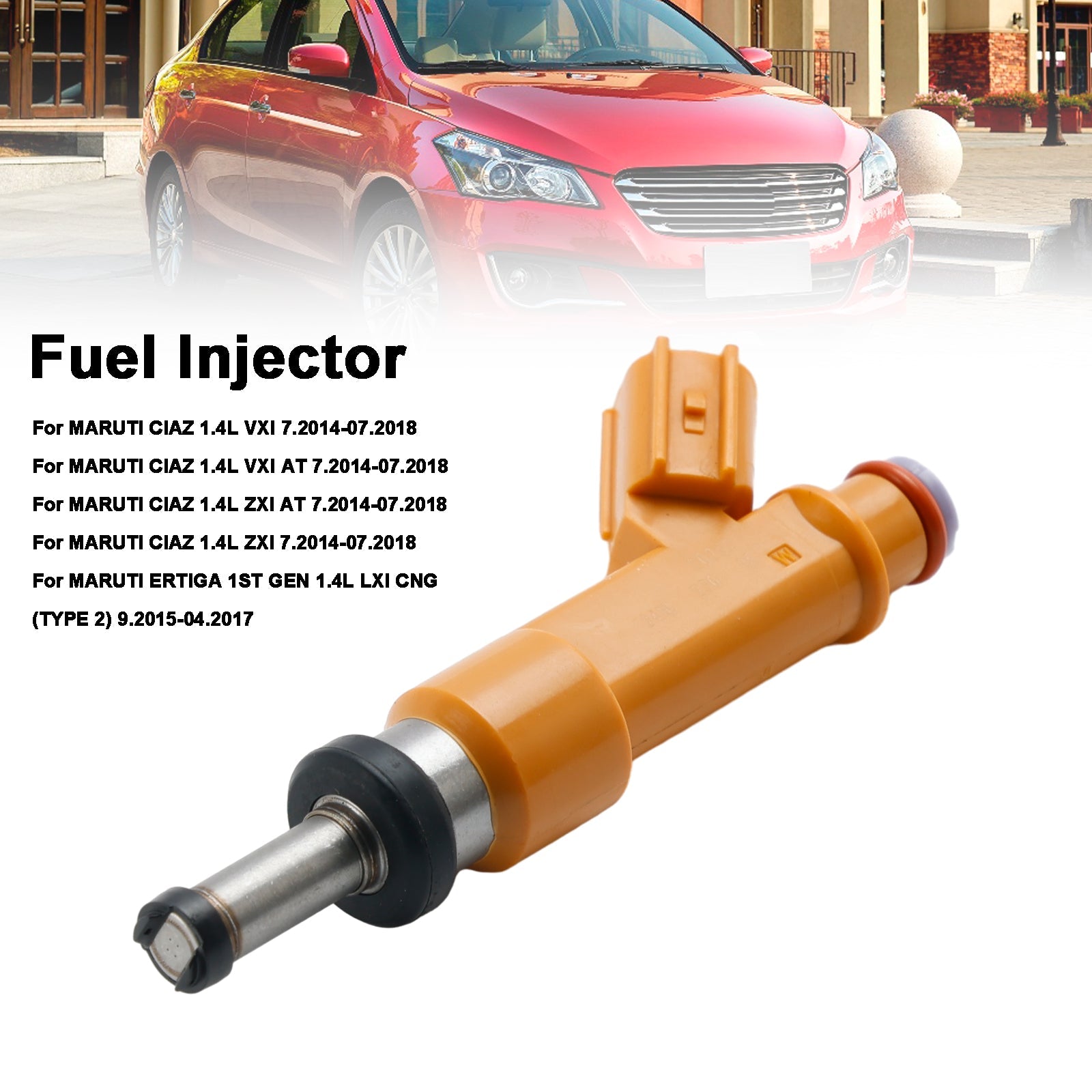 PALASER 10.2014-11.2017 Maruti Swift Dzire 2nd Gen 1.2L Fuel Injectors 15710M83P00 - Image 4