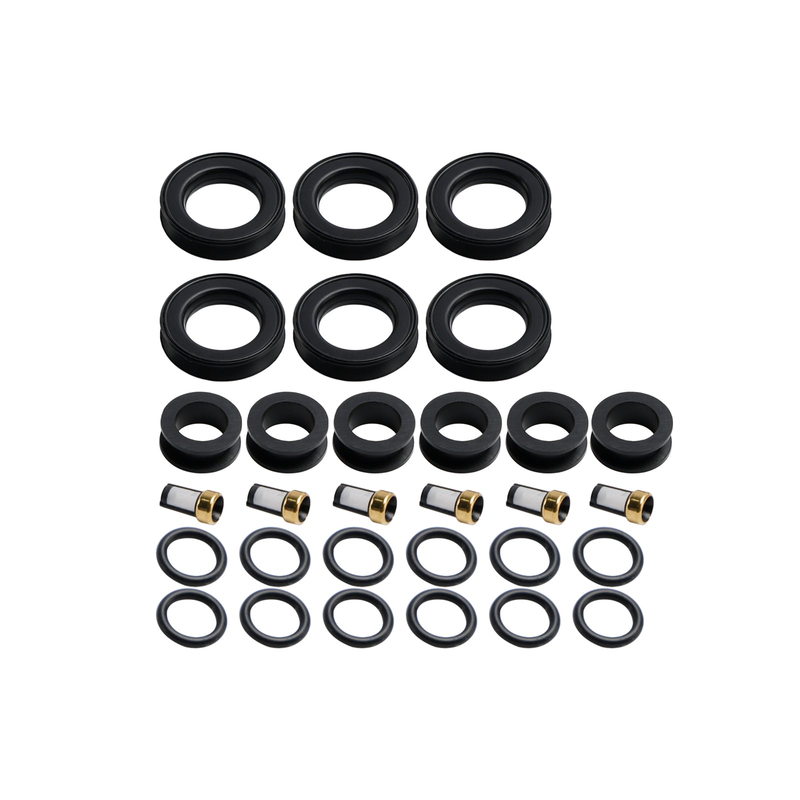 PALASER 2001-2005 Lexus IS300 3.0L I6 Fuel Injector Repair Kit 23250-46090 842-12268 - Image 8