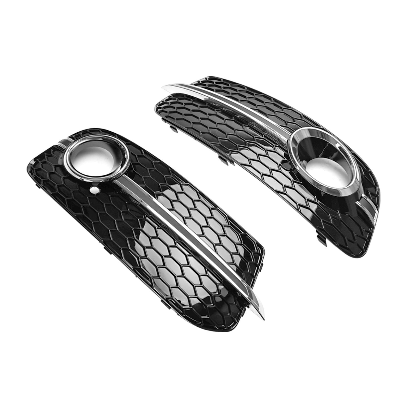 PALASER 2013-2017 Audi Q5 Standard Version Front Bumper Fog Light Grille Grill 8R0807681M 8R0807682J - Image 16