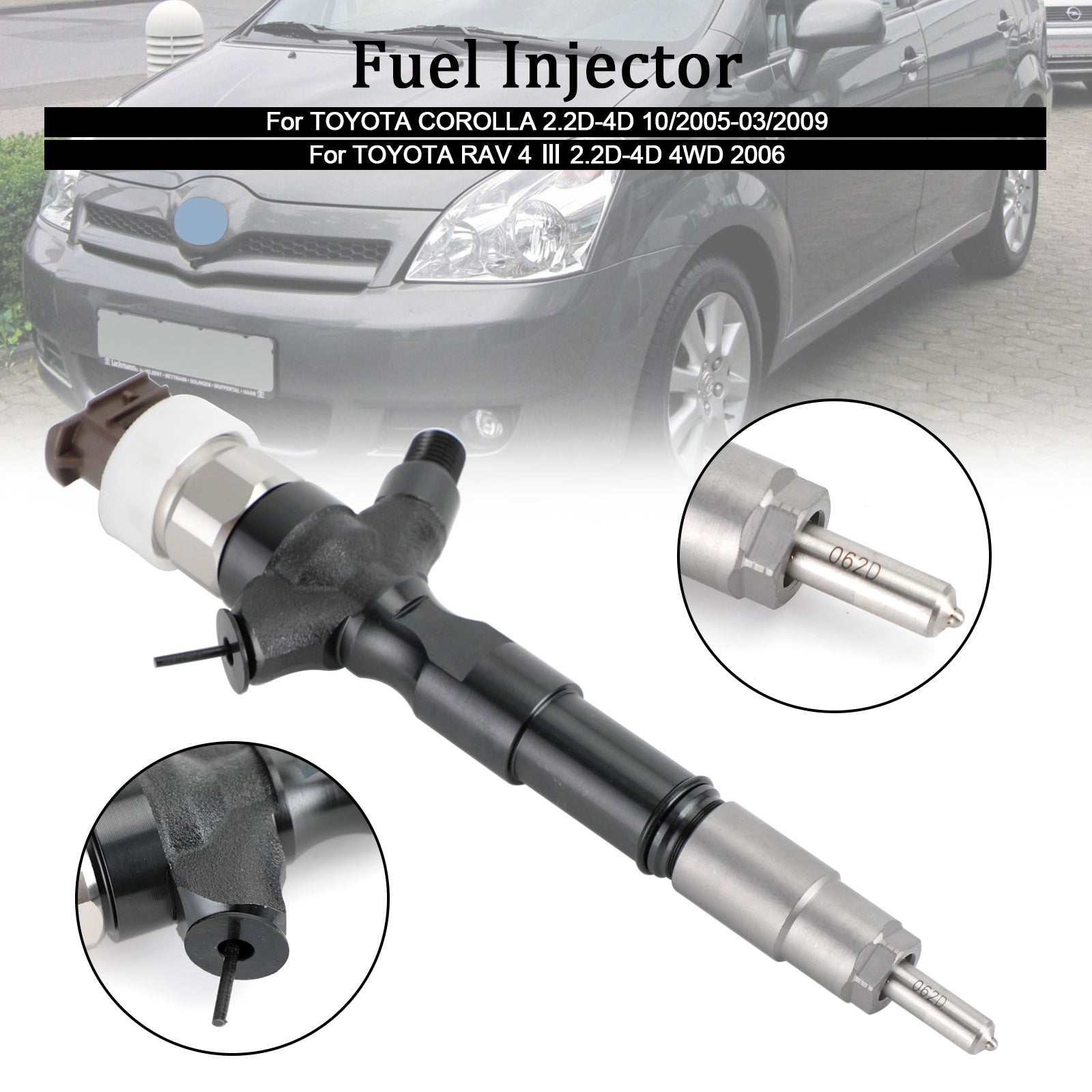 PALASER 2006+ Toyota Hilux 1KD-FTV 2KD-FTV 1PCS Fuel Injector 095000-6760 23670-30140 - Image 7