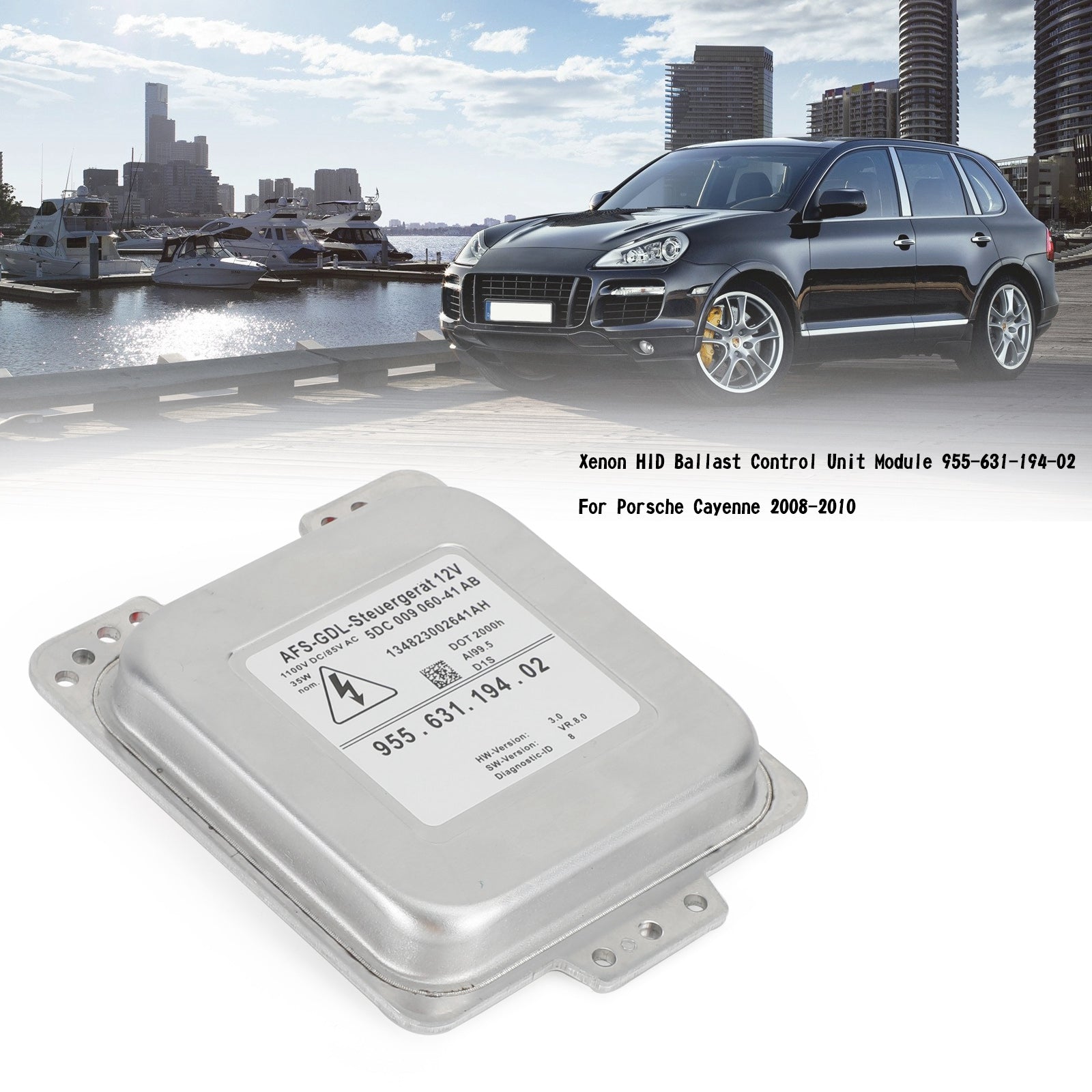 PALASER Porsche Cayenne 2008-2010 Xenon Hid Ballast Control Unit Module 955-631-194-02 - Image 3