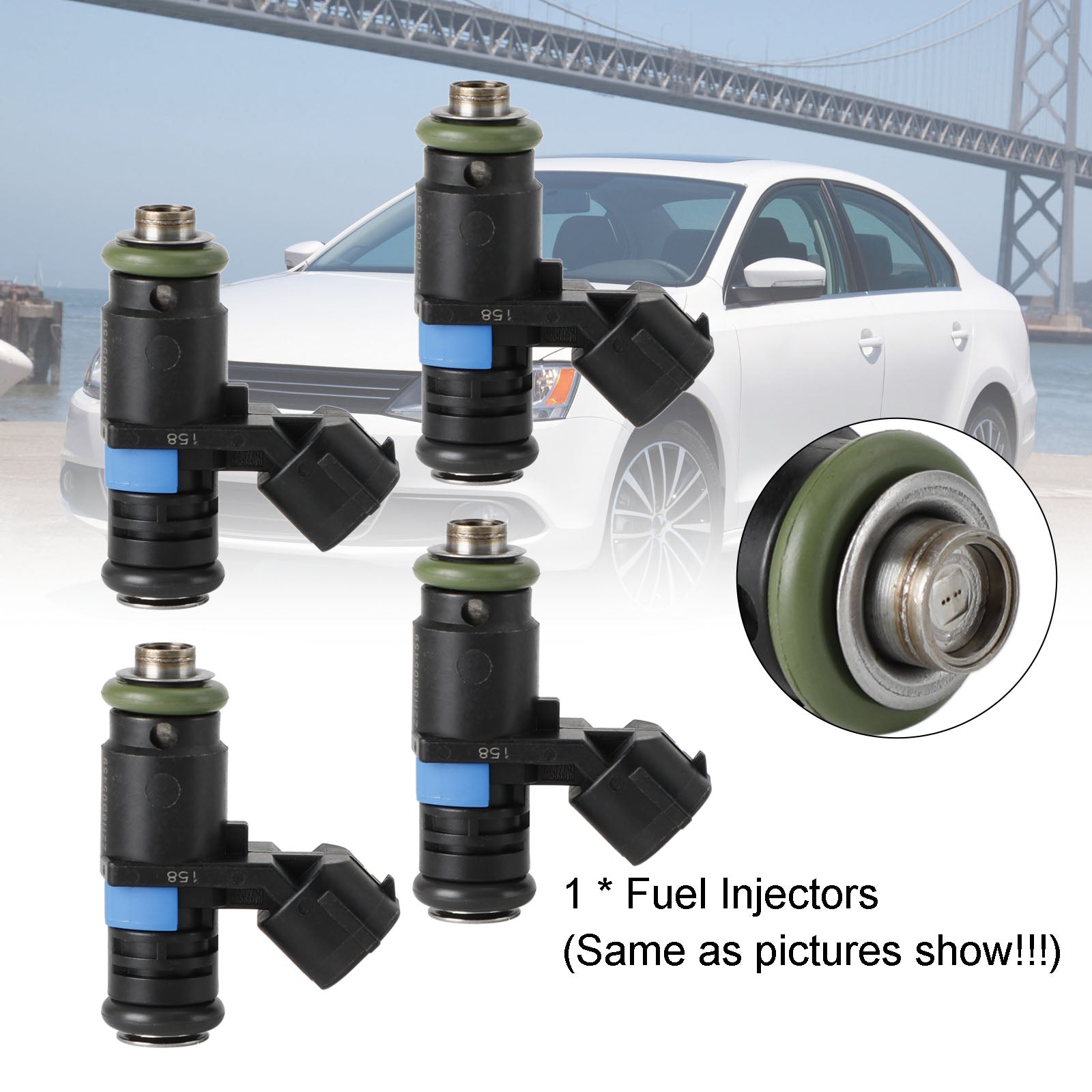 PALASER 4PCS Fuel Injectors 03C906031A 04E906031F Fit Vw Vento 2014-2019 Fit Passat 2008-2010 - Image 4