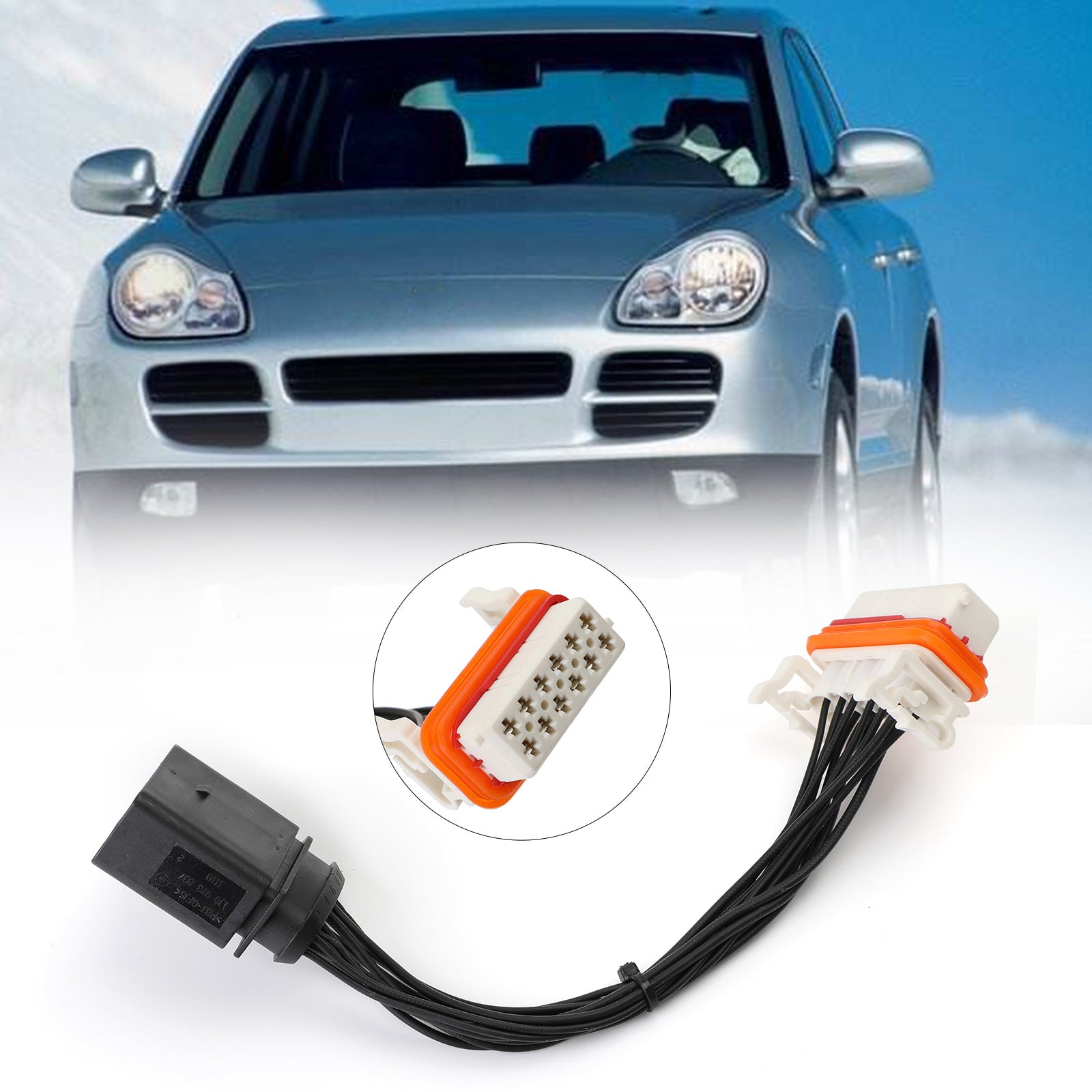 PALASER Headlight Wiring Harness Lamp Xenon Front Connector Fits For Porsche Cayenne - Image 2