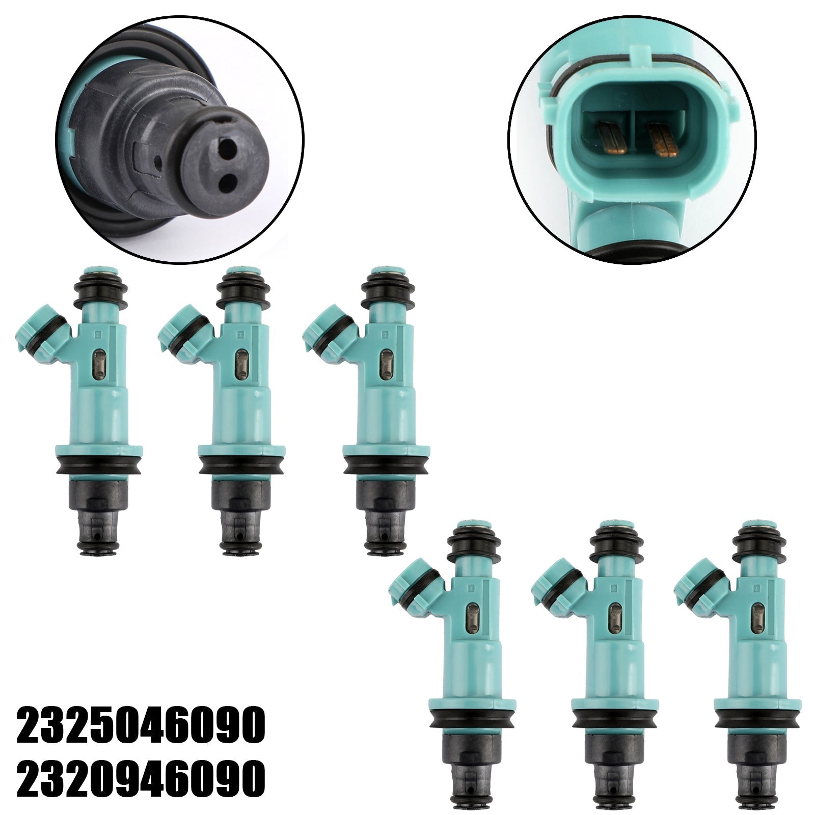 PALASER 1998-2000 Lexus SC300 3.0L 6PCS Fuel Injectors 23250-46090 842-12268 2320946090