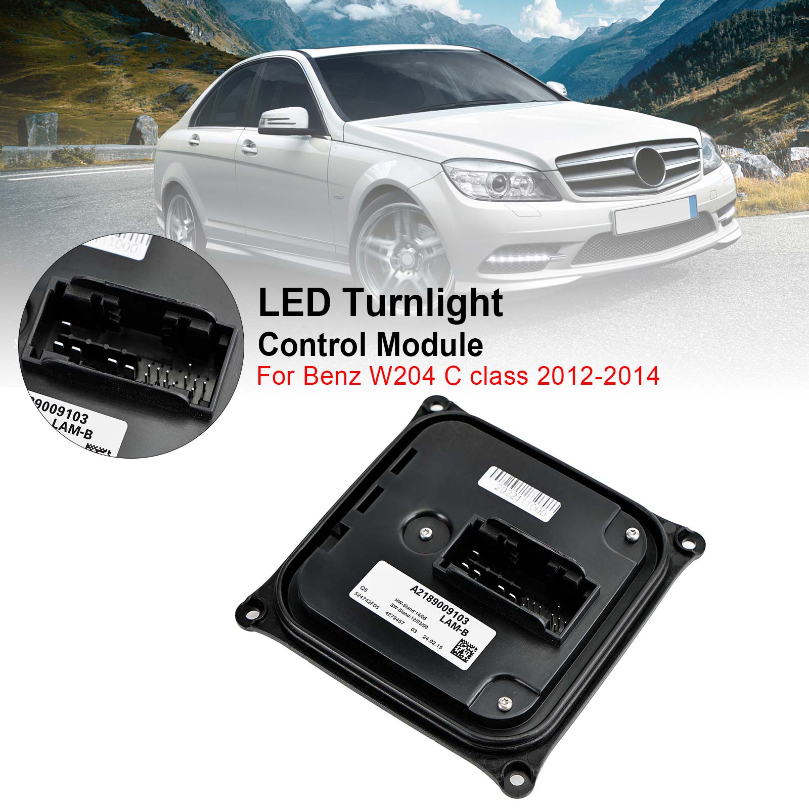 PALASER 2011-2014 Benz Cls W218 W/ Bi-xenon Headlights A2189009103 LED Turnlight Control Module A2189000002 A2189009901 - Image 5