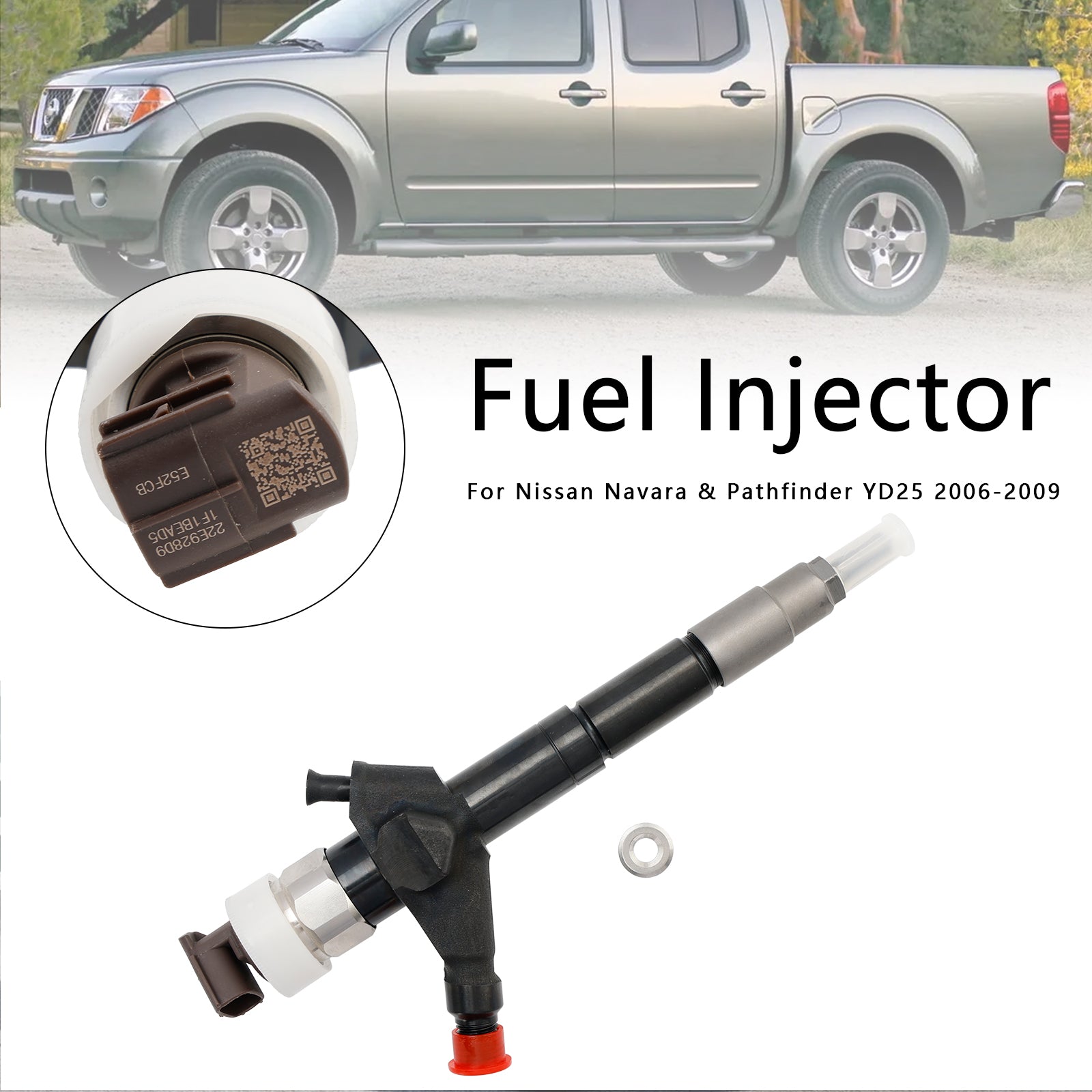 PALASER Nissan Navara D22 D40 Pathfinder Diesel 1Pcs Fuel Injector 095000-6250 16600-EB70A - Image 6